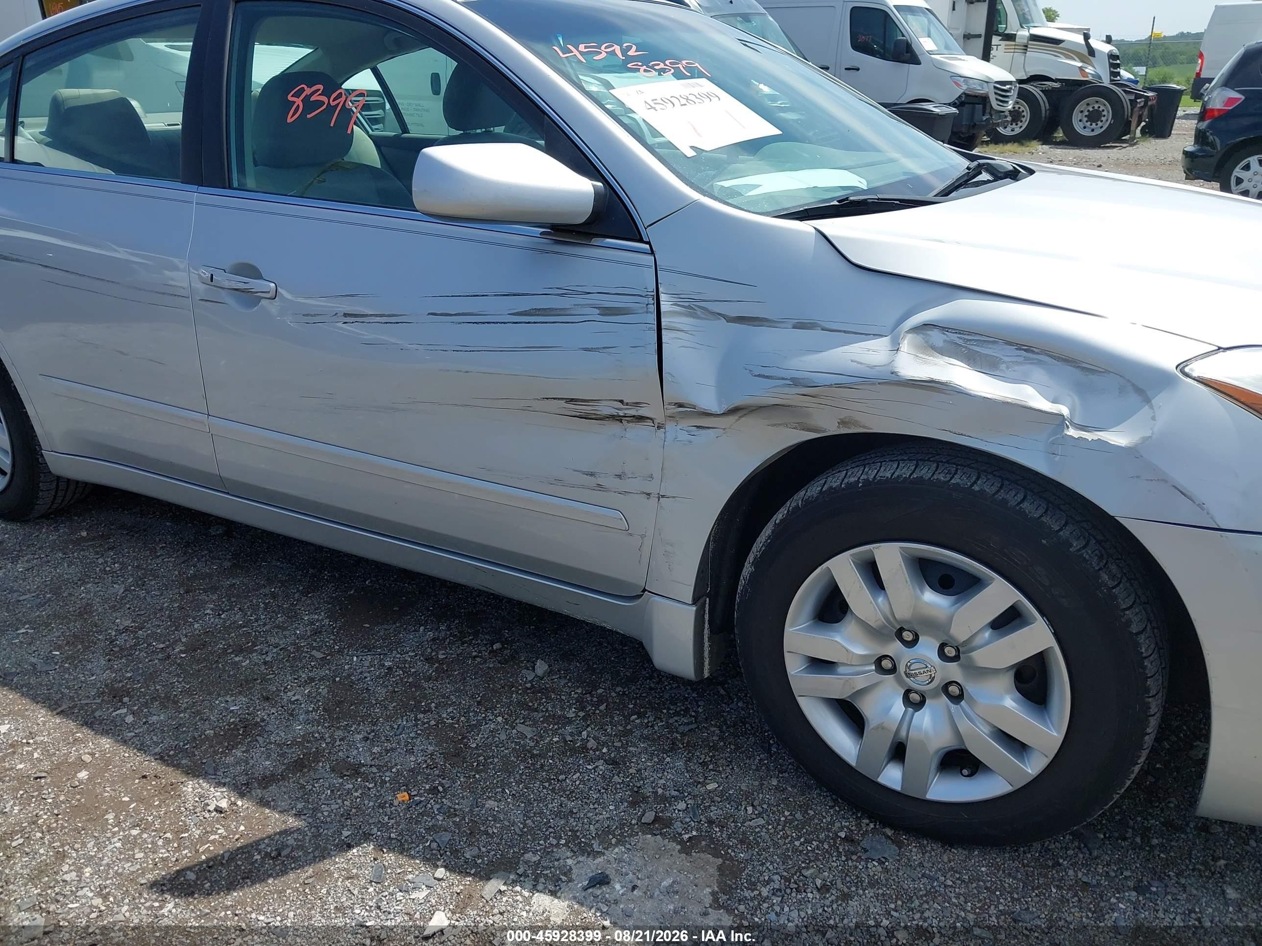 2012 Nissan Altima 2.5 S Silver vin: 1N4AL2AP6CN578071