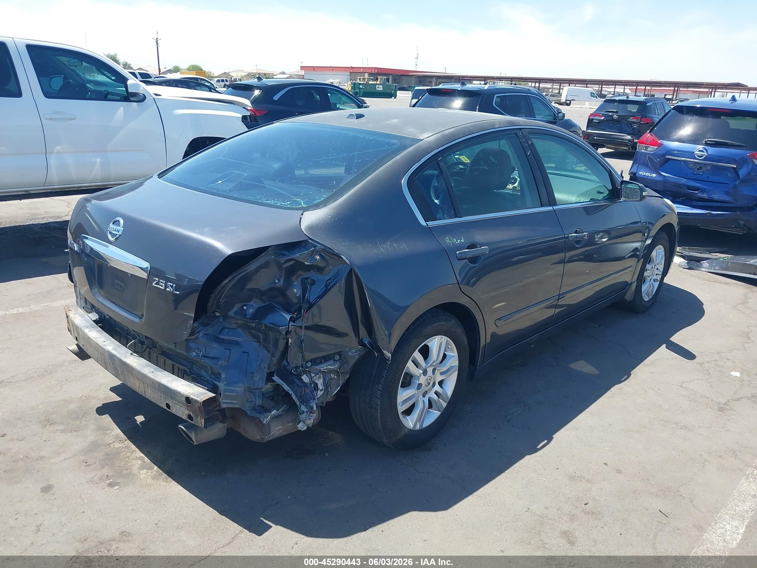 2010 Nissan Altima 2.5 S Gray vin: 1N4AL2AP7AC148381