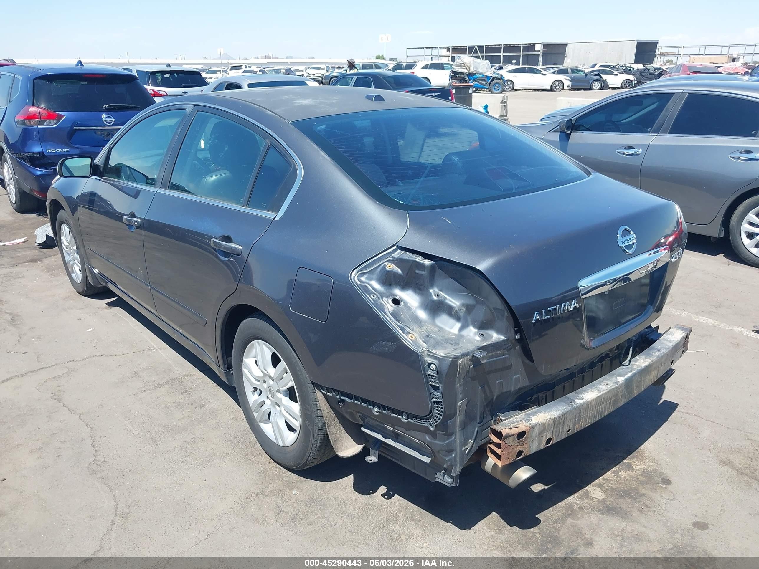 2010 Nissan Altima 2.5 S Gray vin: 1N4AL2AP7AC148381