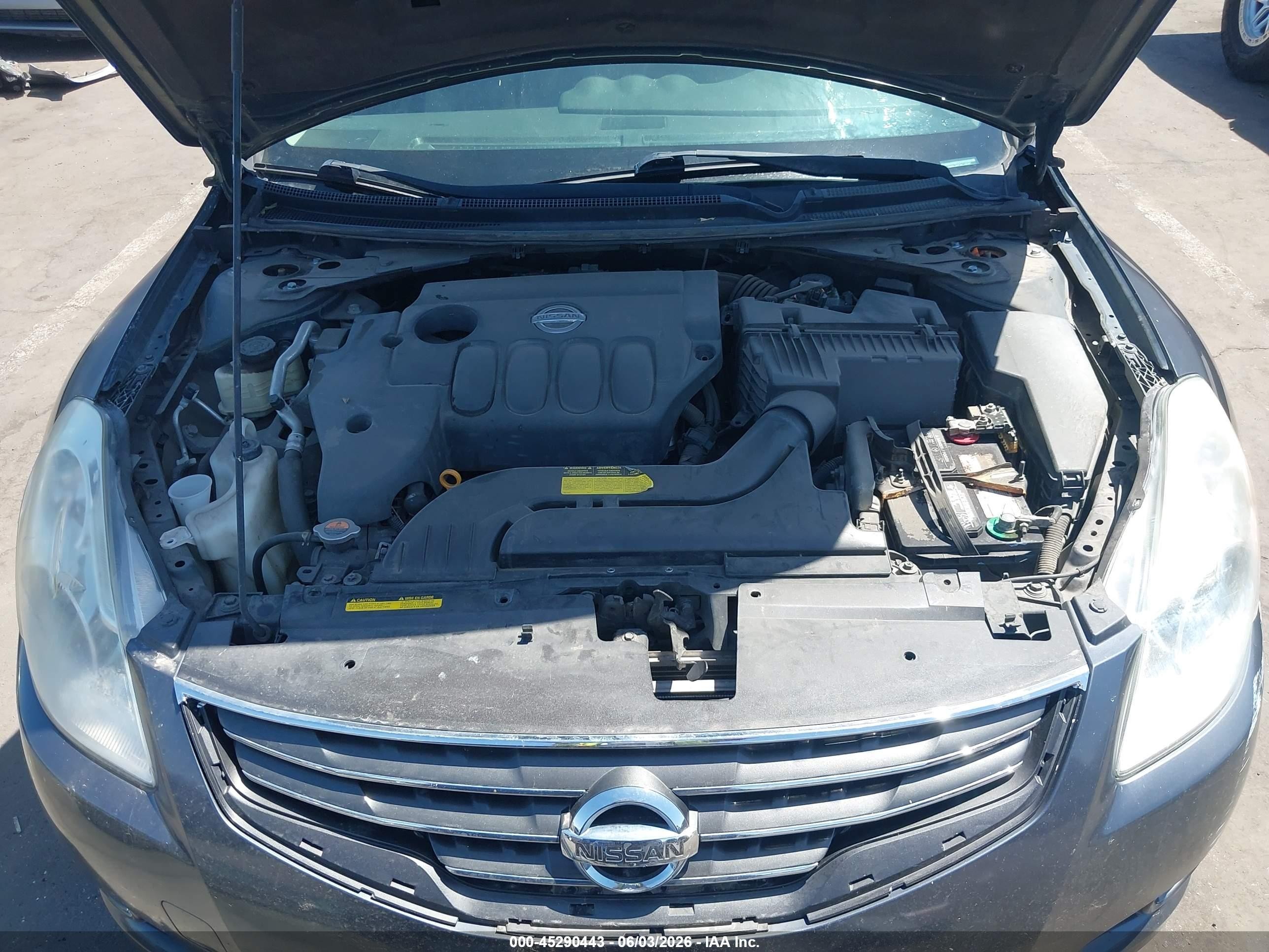 2010 Nissan Altima 2.5 S Gray vin: 1N4AL2AP7AC148381