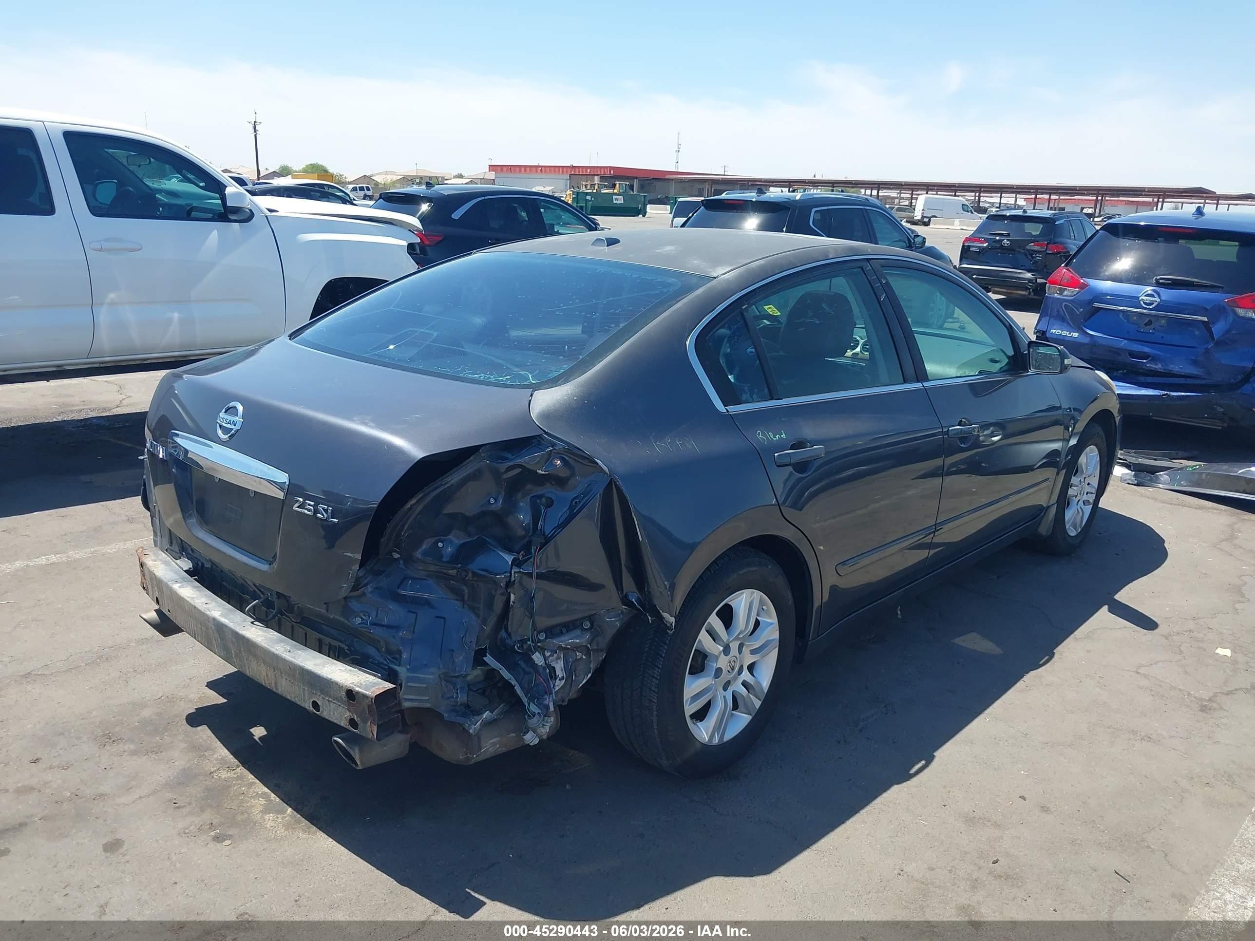 2010 Nissan Altima 2.5 S Gray vin: 1N4AL2AP7AC148381