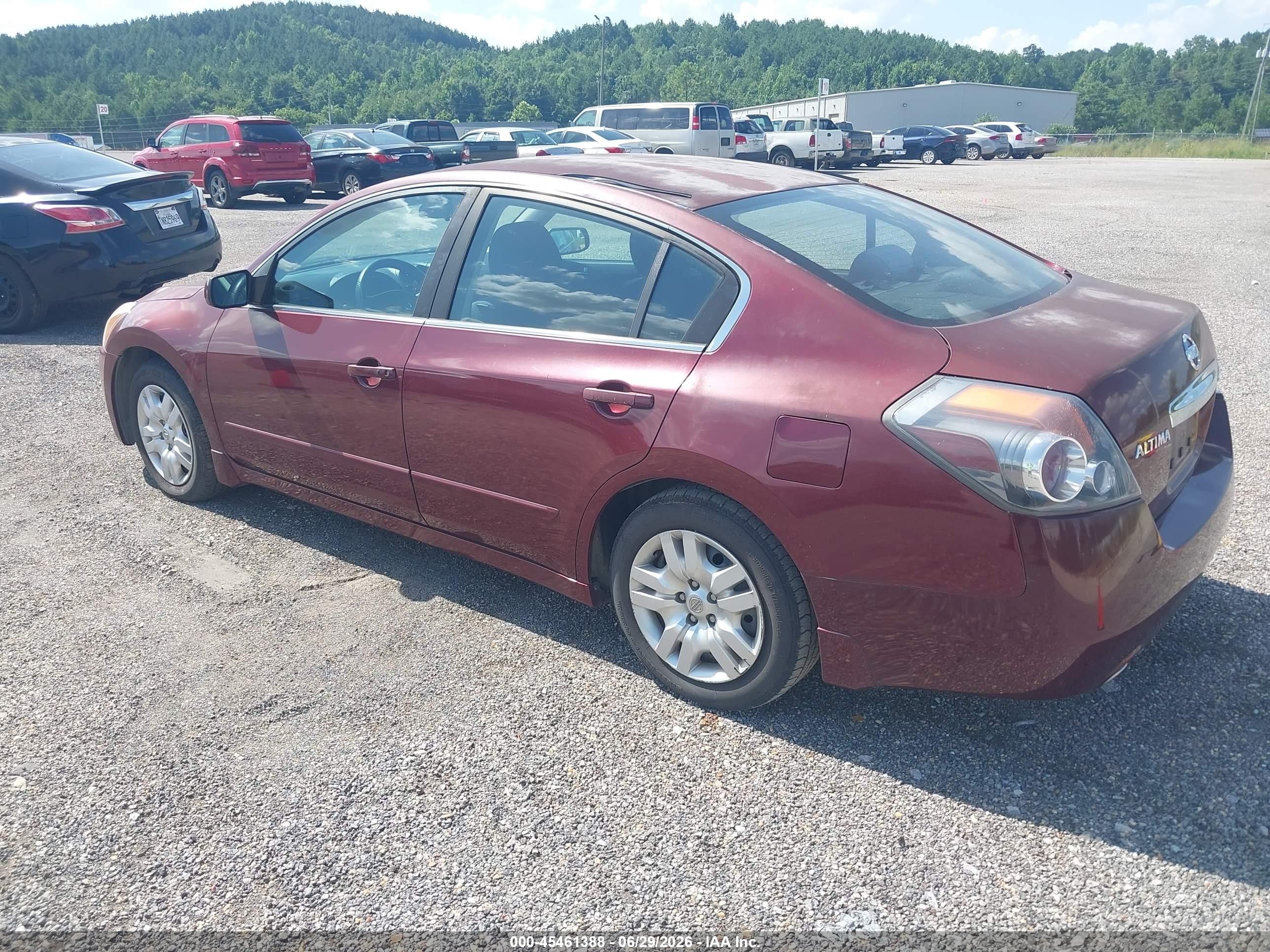 2010 Nissan Altima 2.5 S Burgundy vin: 1N4AL2AP7AC172499