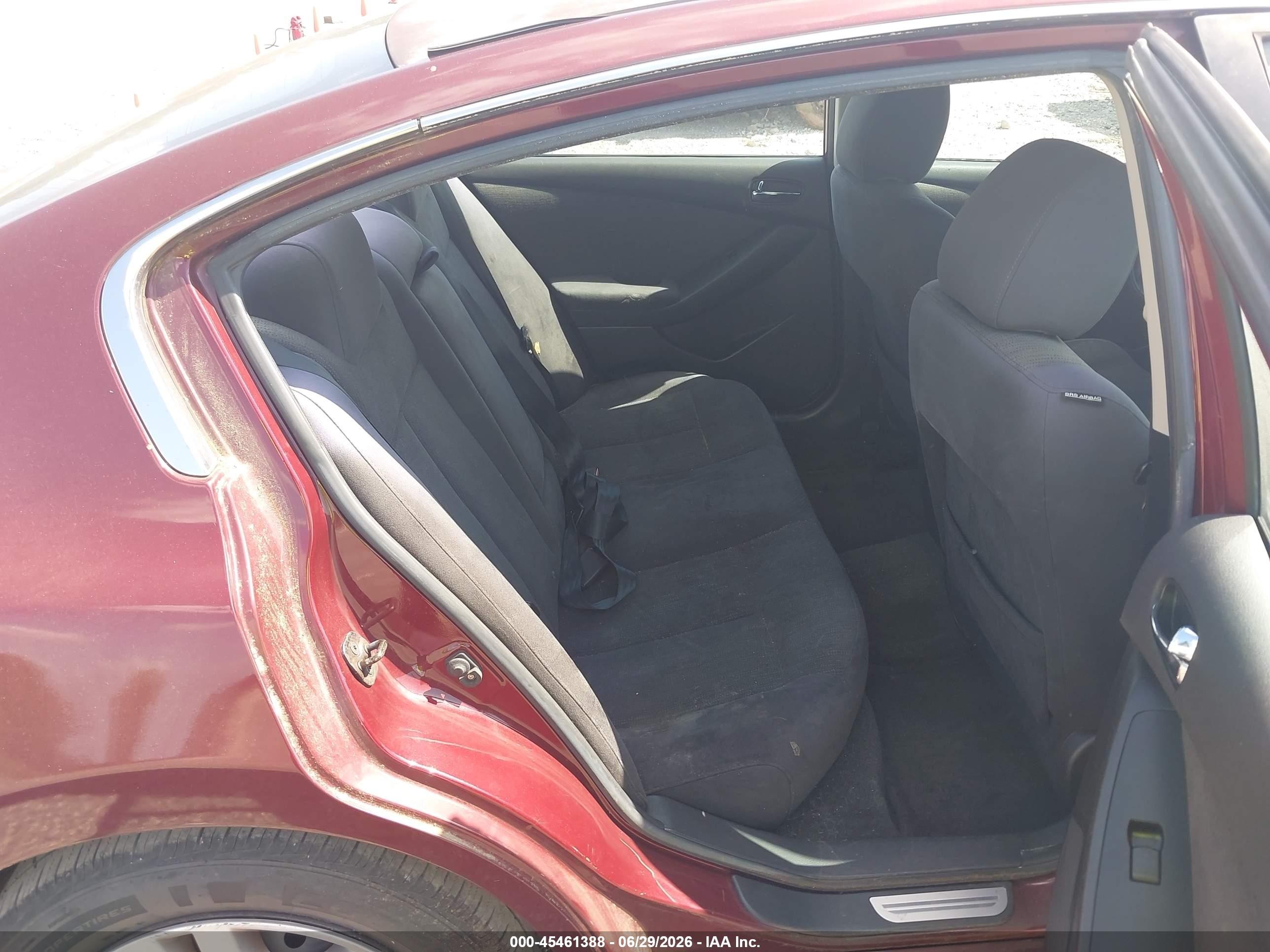 2010 Nissan Altima 2.5 S Burgundy vin: 1N4AL2AP7AC172499