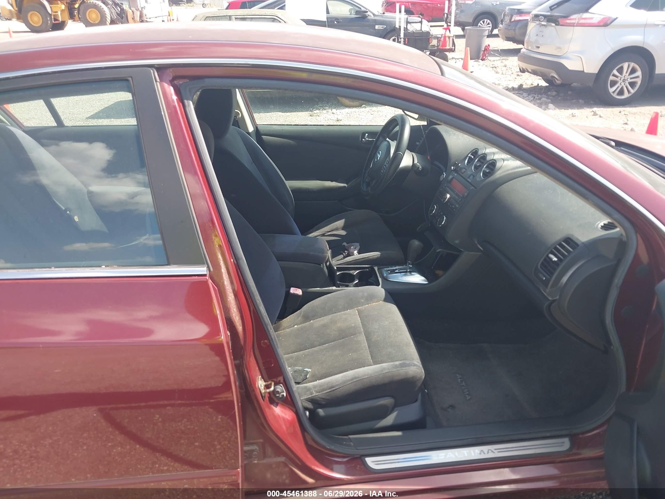 2010 Nissan Altima 2.5 S Burgundy vin: 1N4AL2AP7AC172499