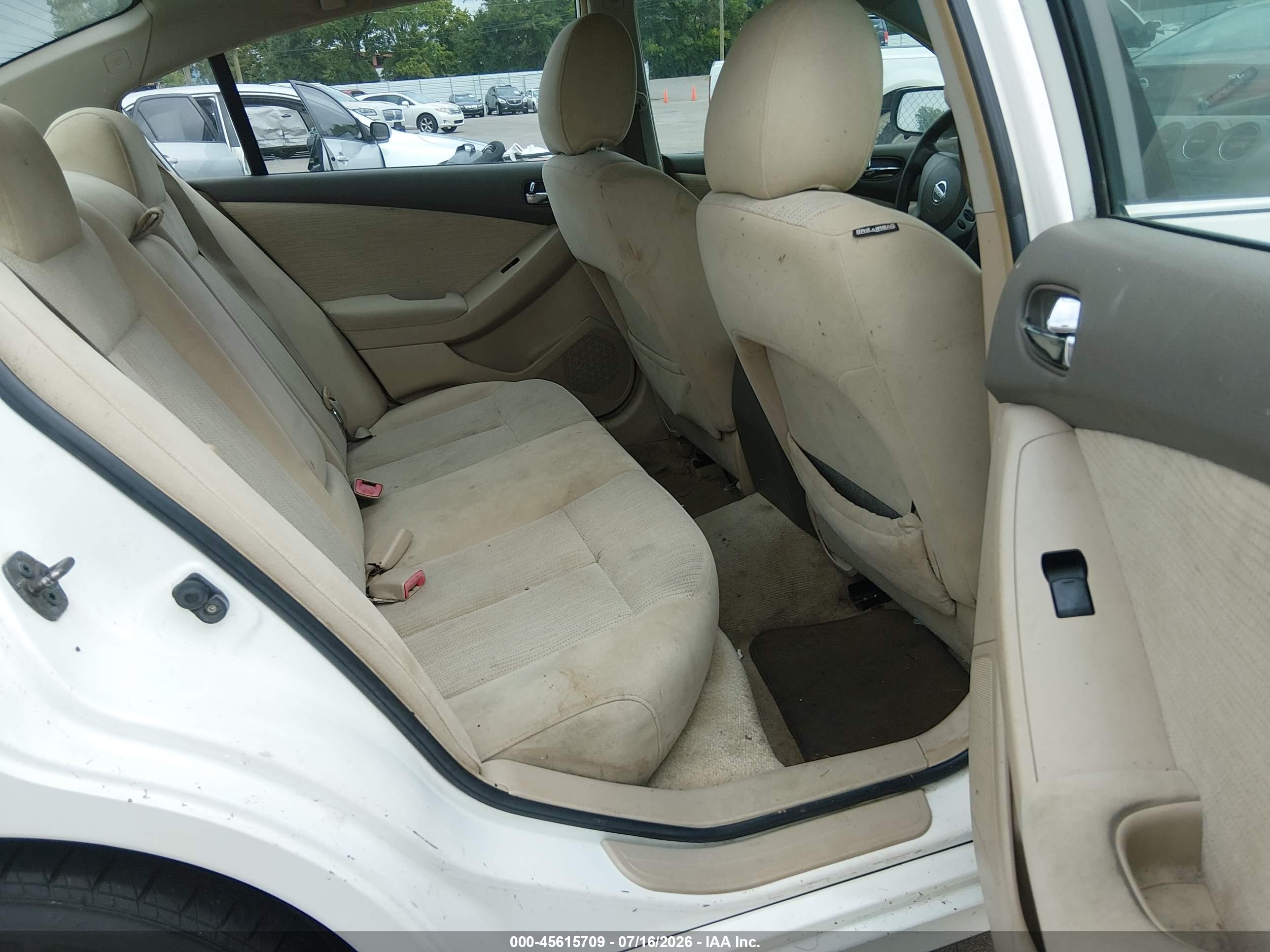 2010 Nissan Altima 2.5 S White vin: 1N4AL2AP7AC173863