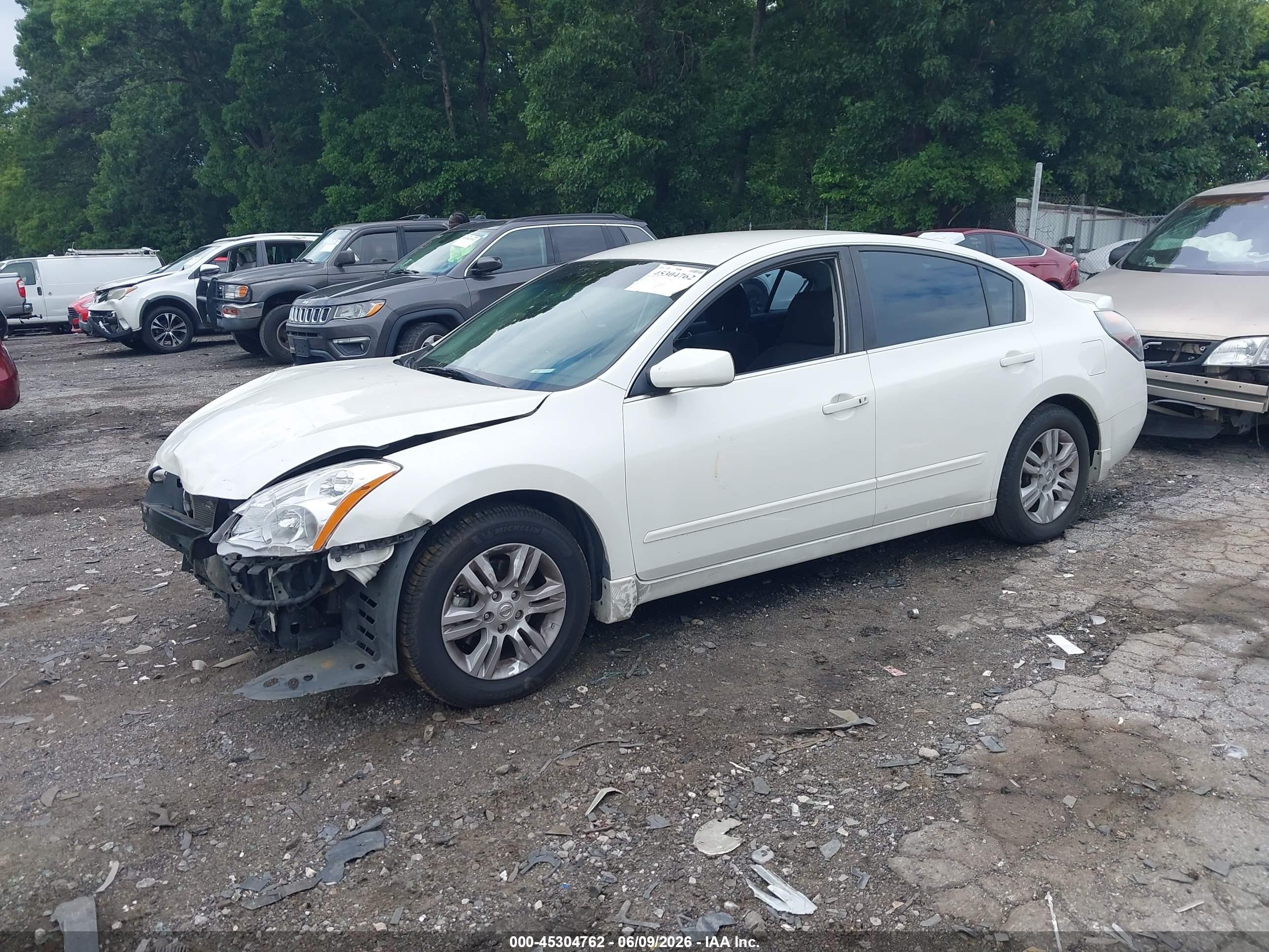 2010 Nissan Altima 2.5 S Белый vin: 1N4AL2AP7AC181820