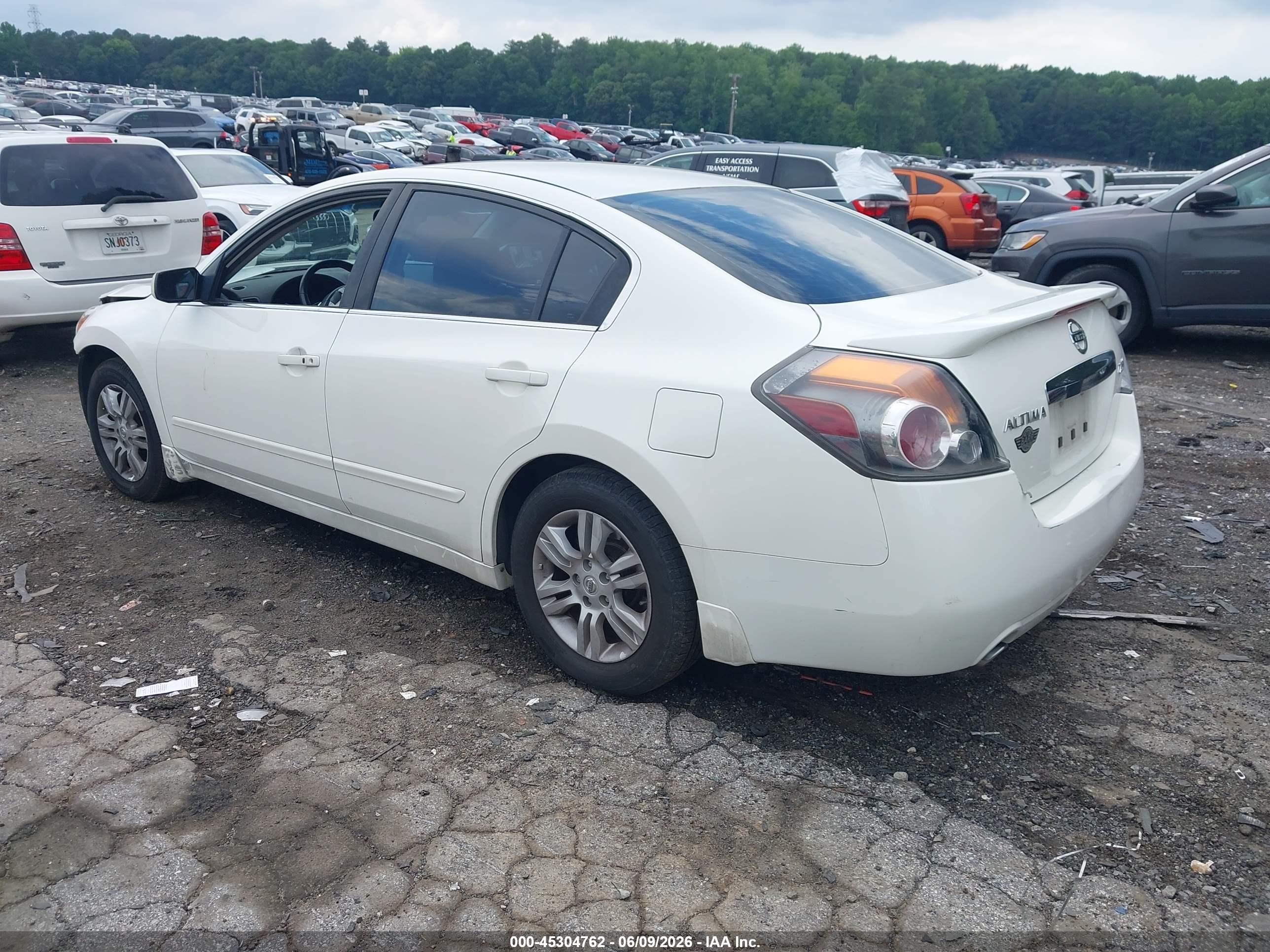 2010 Nissan Altima 2.5 S Белый vin: 1N4AL2AP7AC181820
