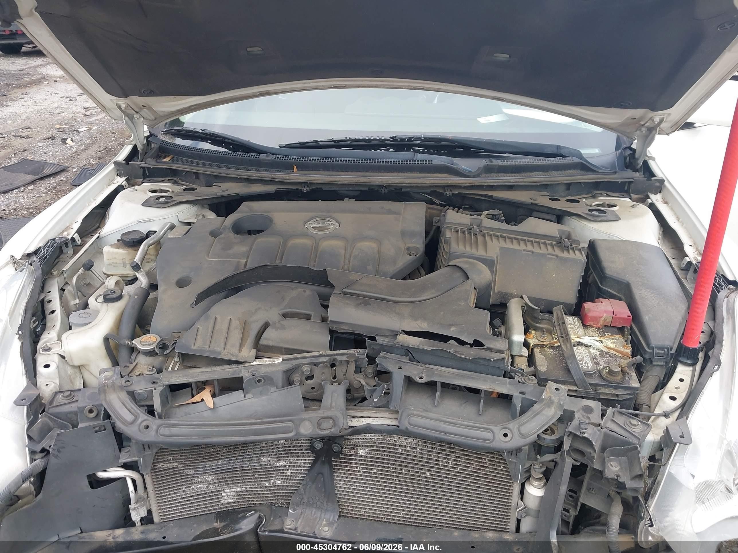 2010 Nissan Altima 2.5 S Белый vin: 1N4AL2AP7AC181820