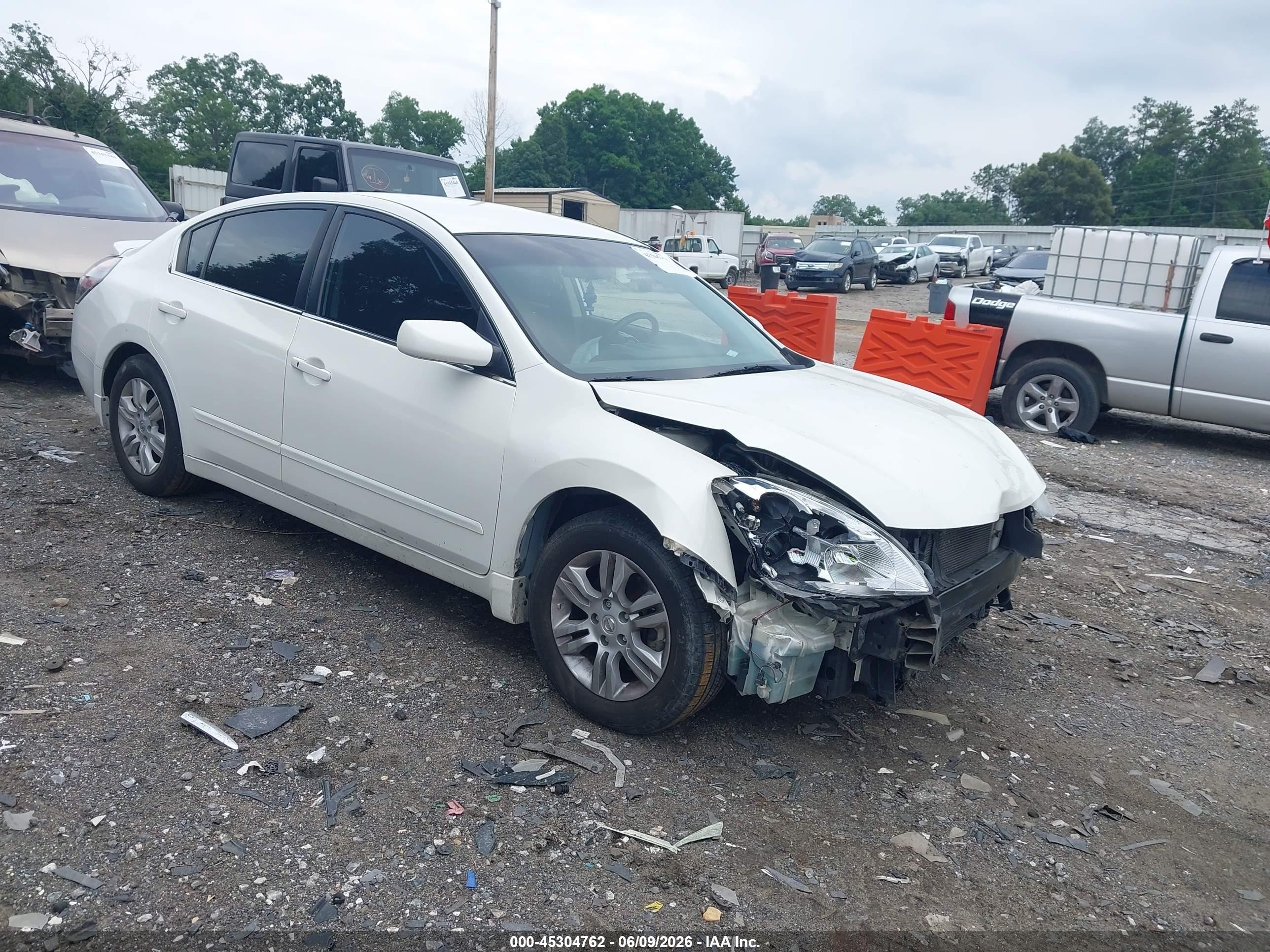 2010 Nissan Altima 2.5 S Белый vin: 1N4AL2AP7AC181820