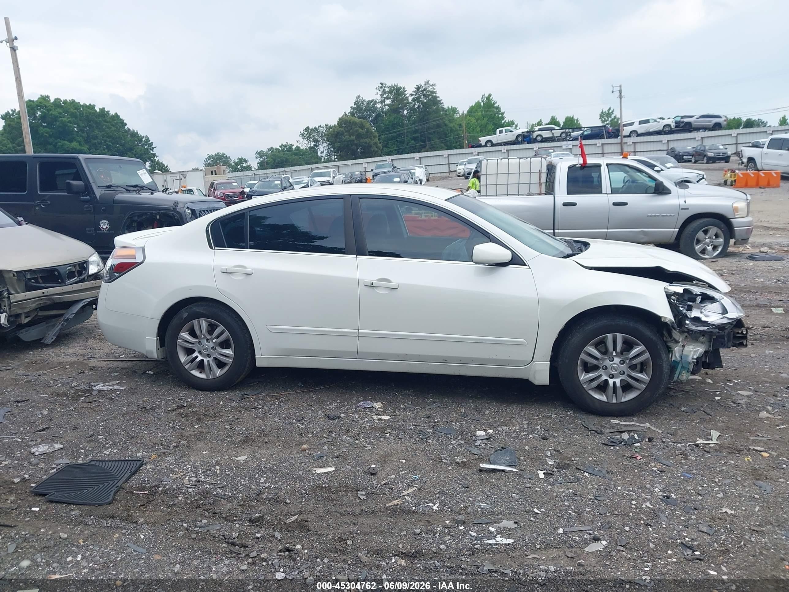 2010 Nissan Altima 2.5 S Белый vin: 1N4AL2AP7AC181820