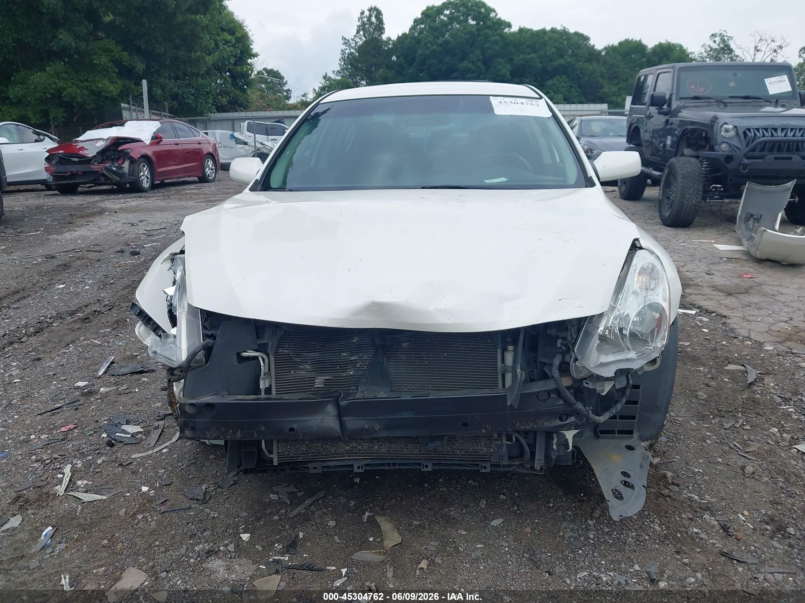 2010 Nissan Altima 2.5 S Белый vin: 1N4AL2AP7AC181820