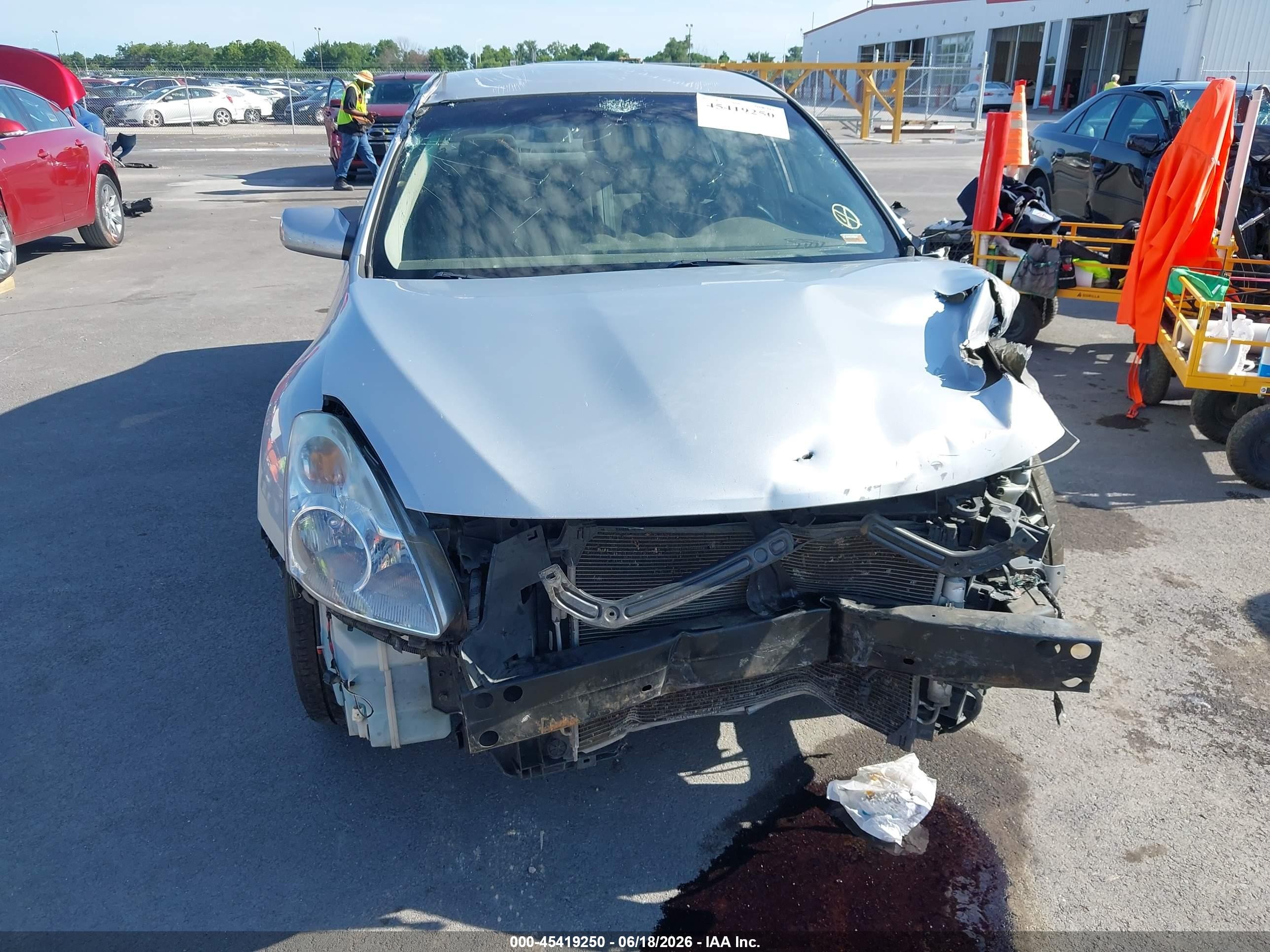 2010 Nissan Altima 2.5 Silver vin: 1N4AL2AP7AC186855