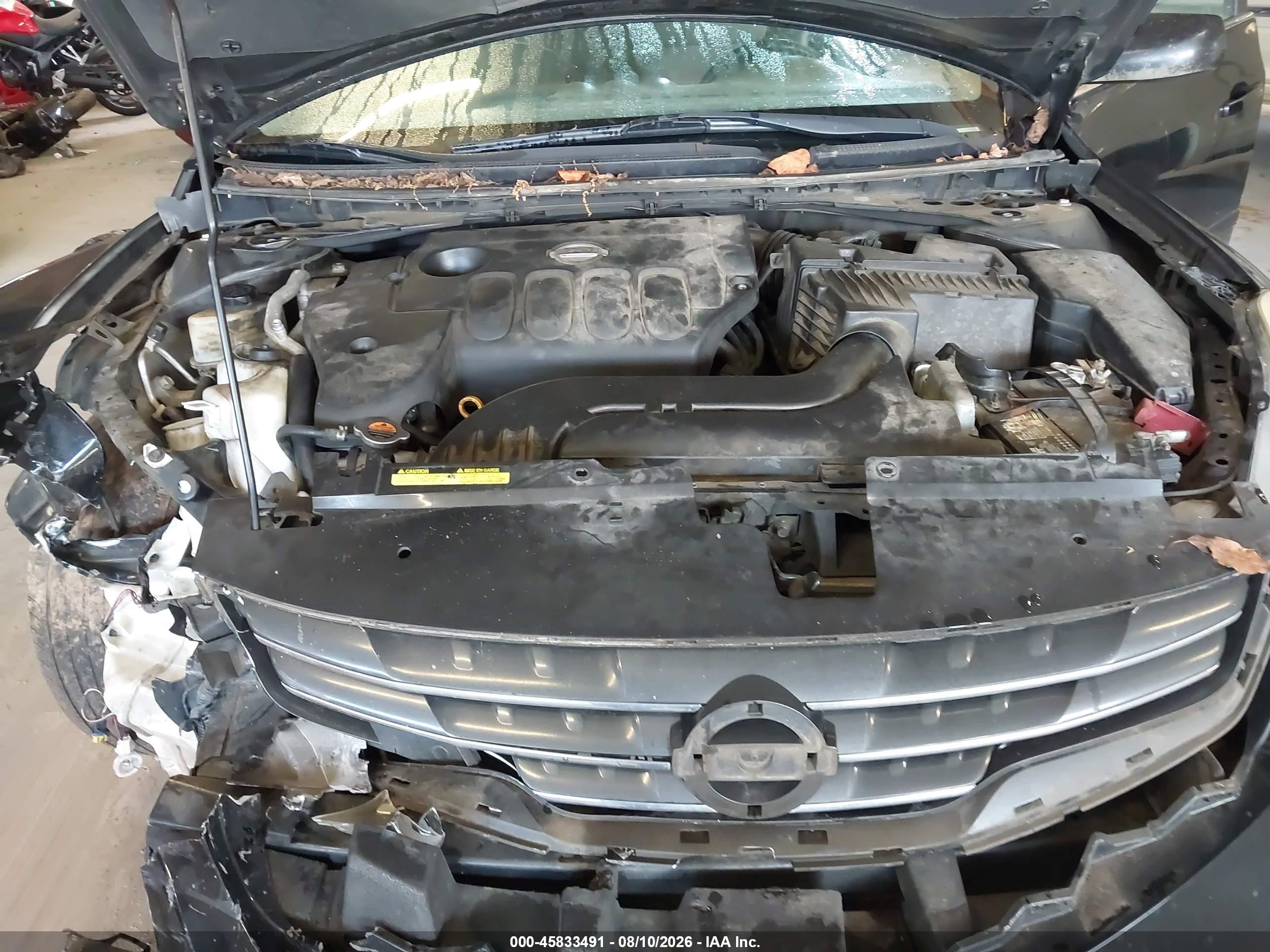 2010 Nissan Altima 2.5 Black vin: 1N4AL2AP7AN402630