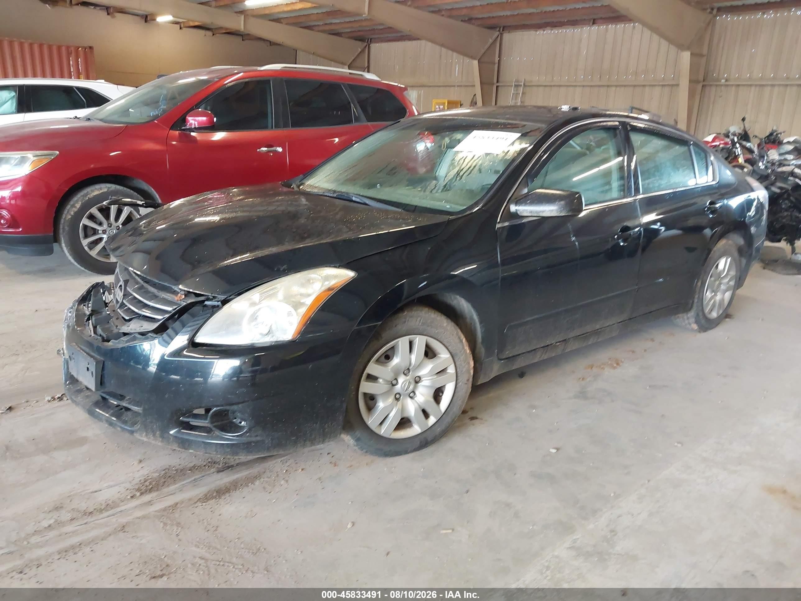 2010 Nissan Altima 2.5 Black vin: 1N4AL2AP7AN402630