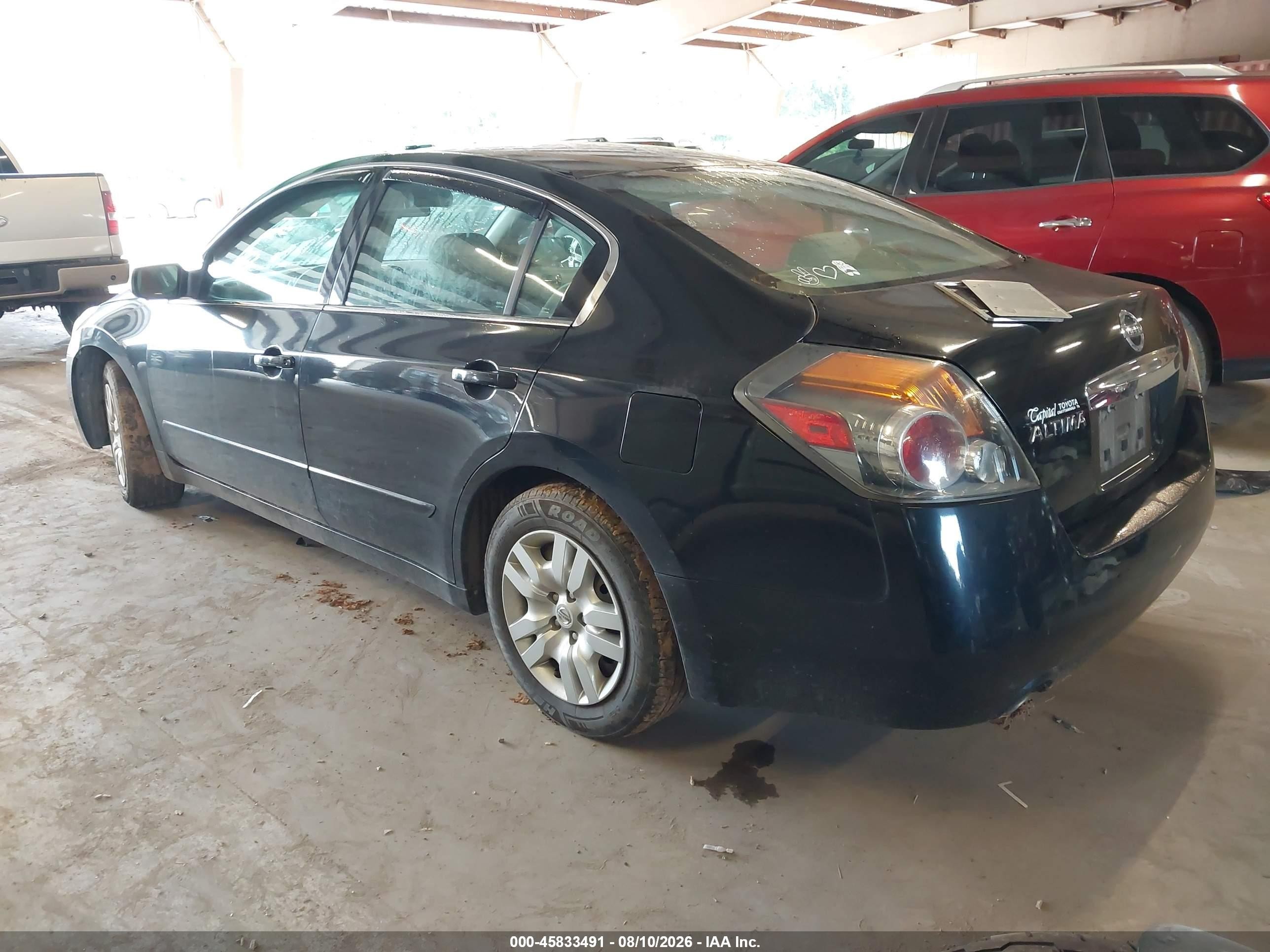 2010 Nissan Altima 2.5 Black vin: 1N4AL2AP7AN402630