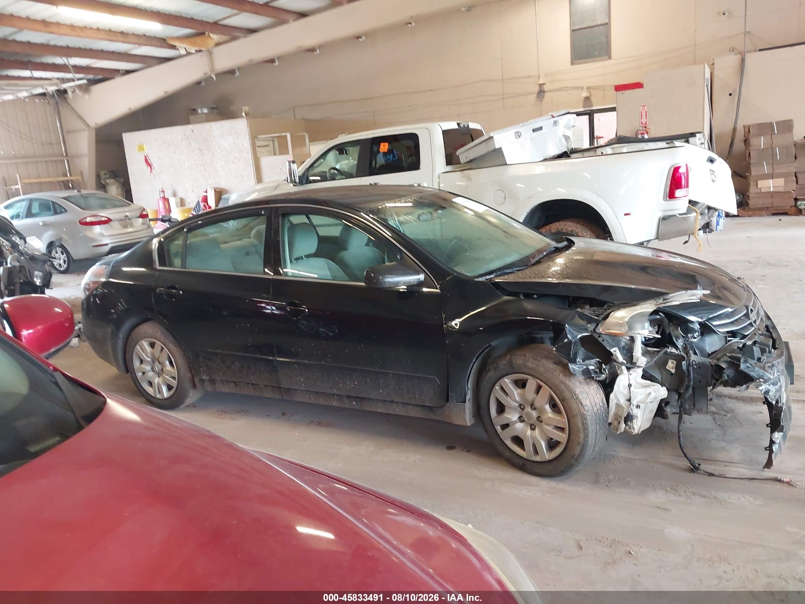 2010 Nissan Altima 2.5 Black vin: 1N4AL2AP7AN402630