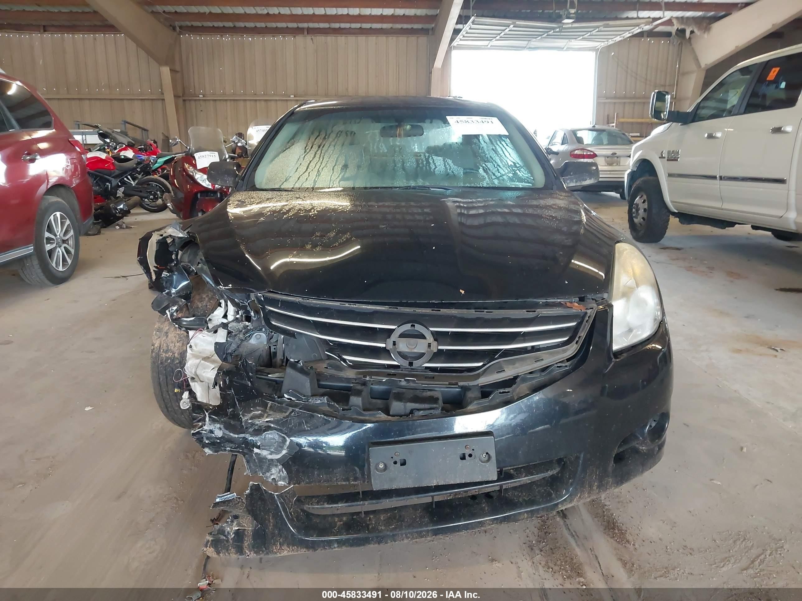 2010 Nissan Altima 2.5 Black vin: 1N4AL2AP7AN402630