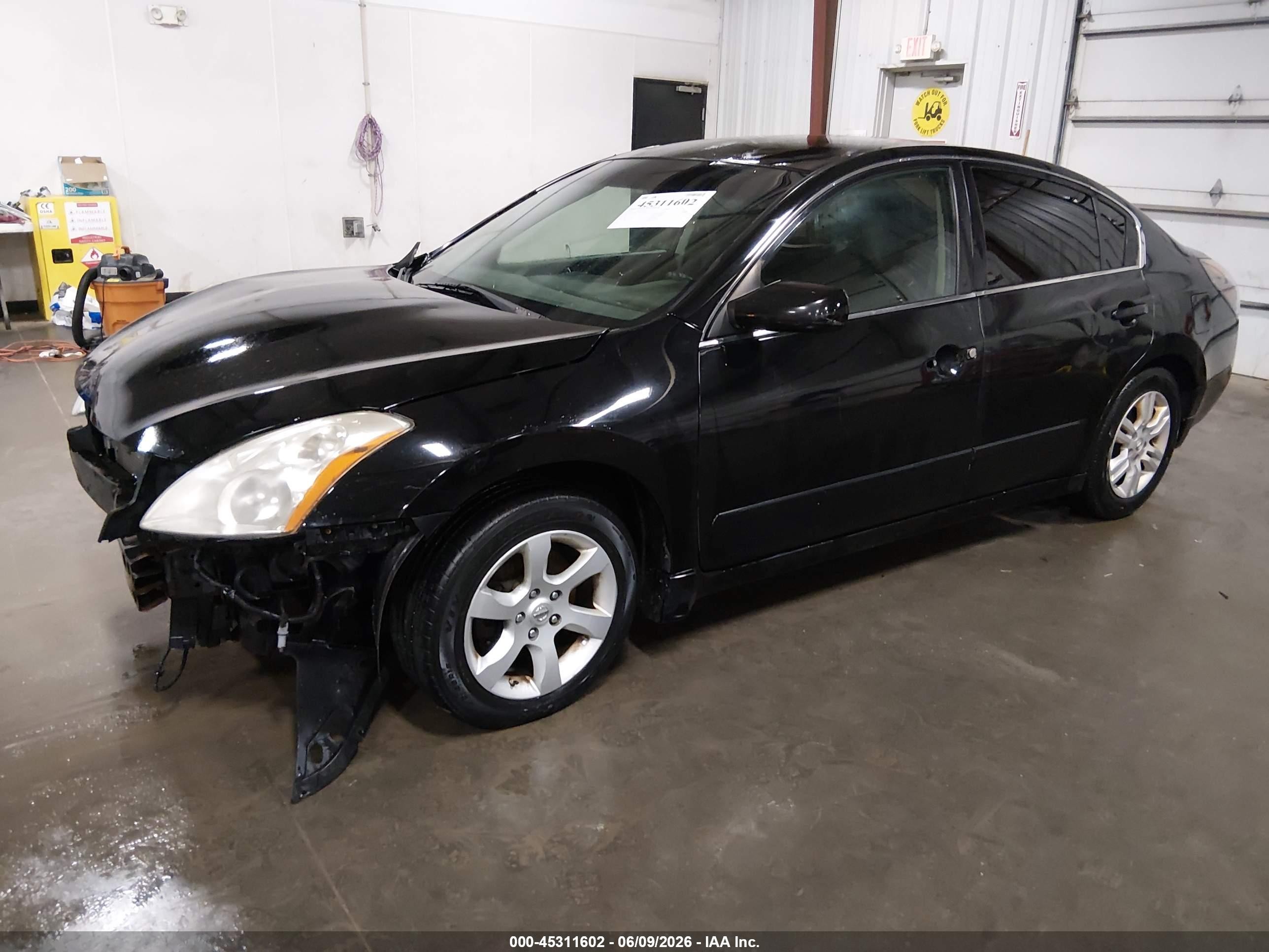 2010 Nissan Altima 2.5 S Black vin: 1N4AL2AP7AN411277