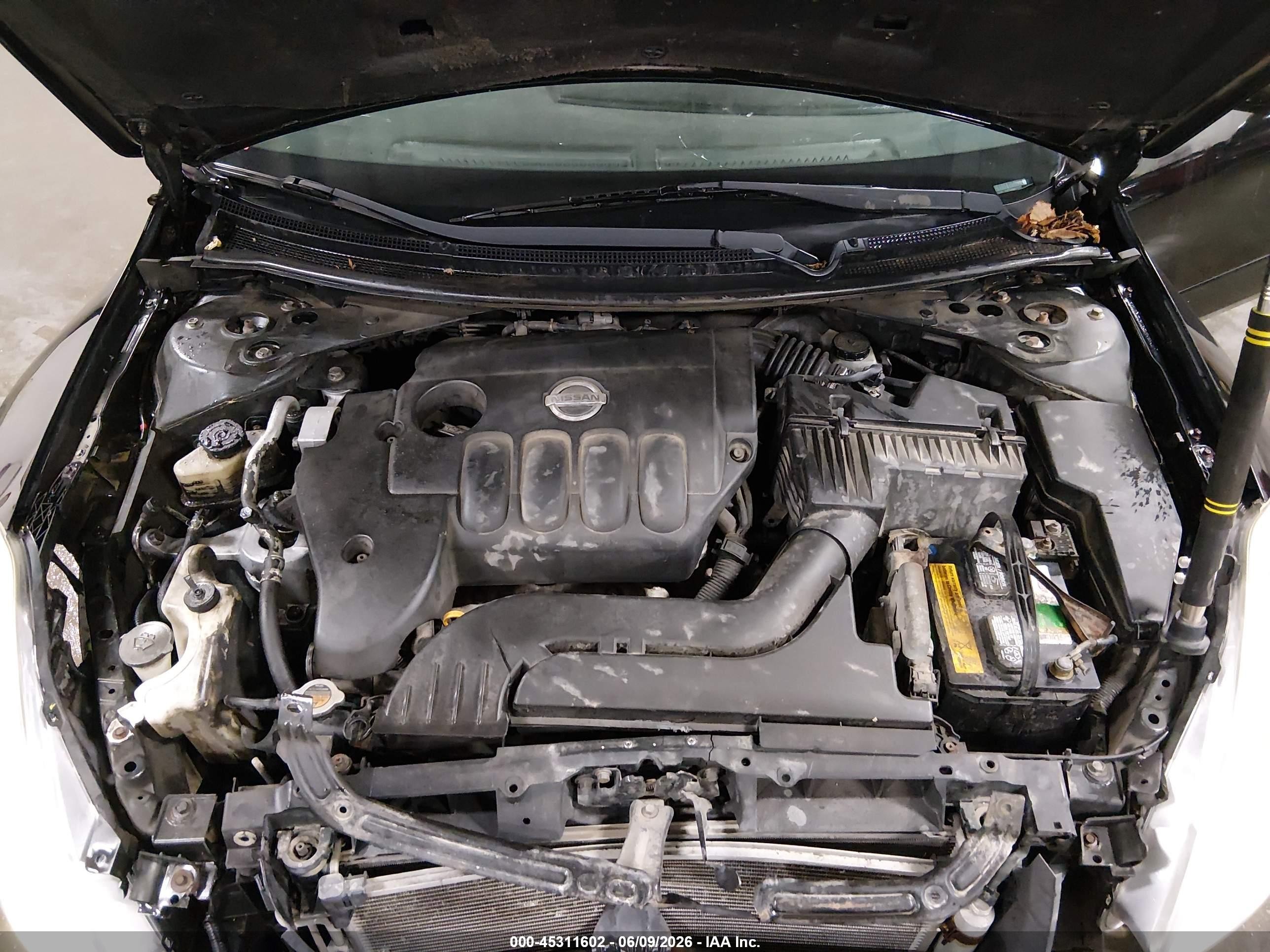 2010 Nissan Altima 2.5 S Black vin: 1N4AL2AP7AN411277