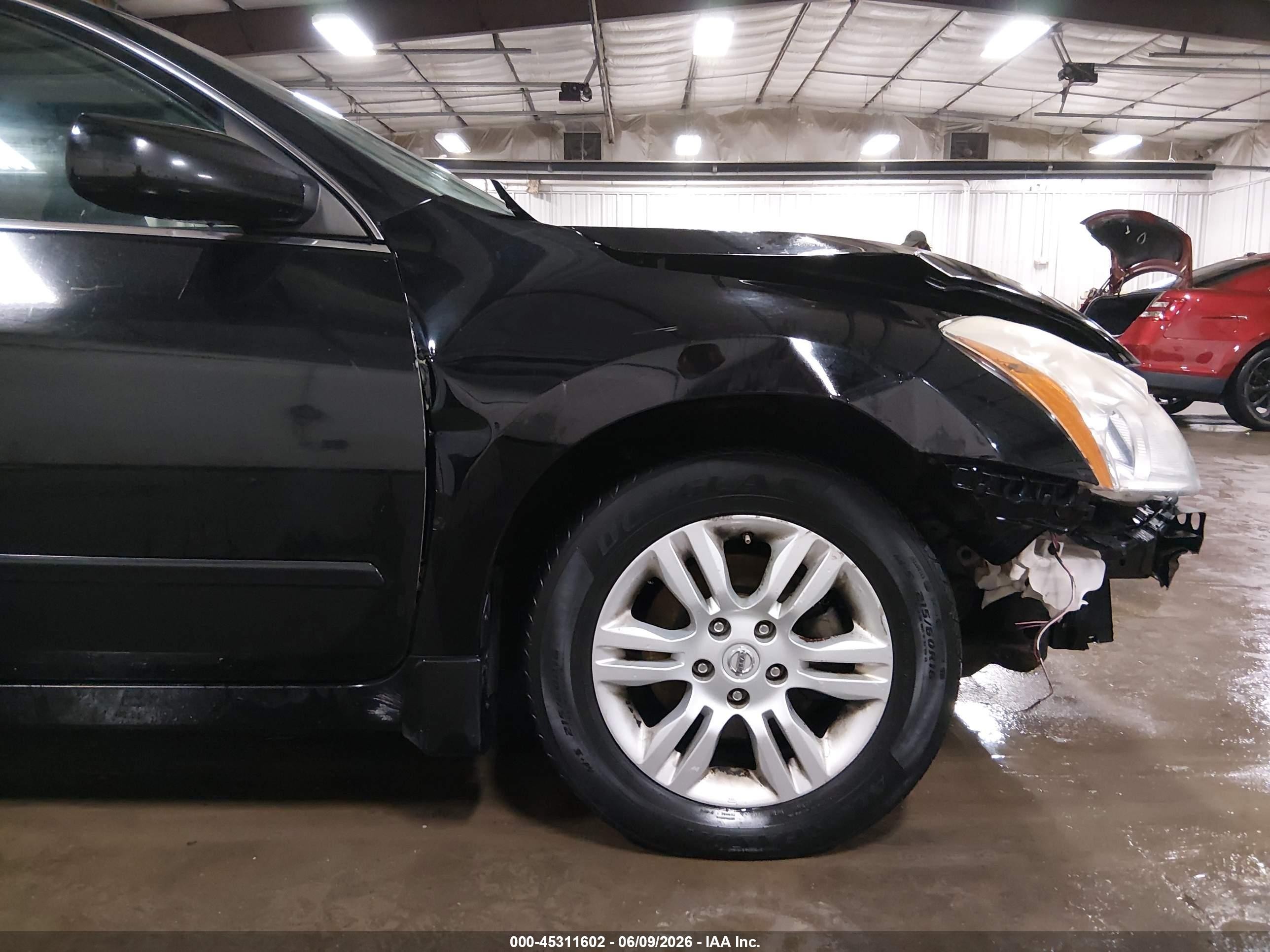 2010 Nissan Altima 2.5 S Black vin: 1N4AL2AP7AN411277