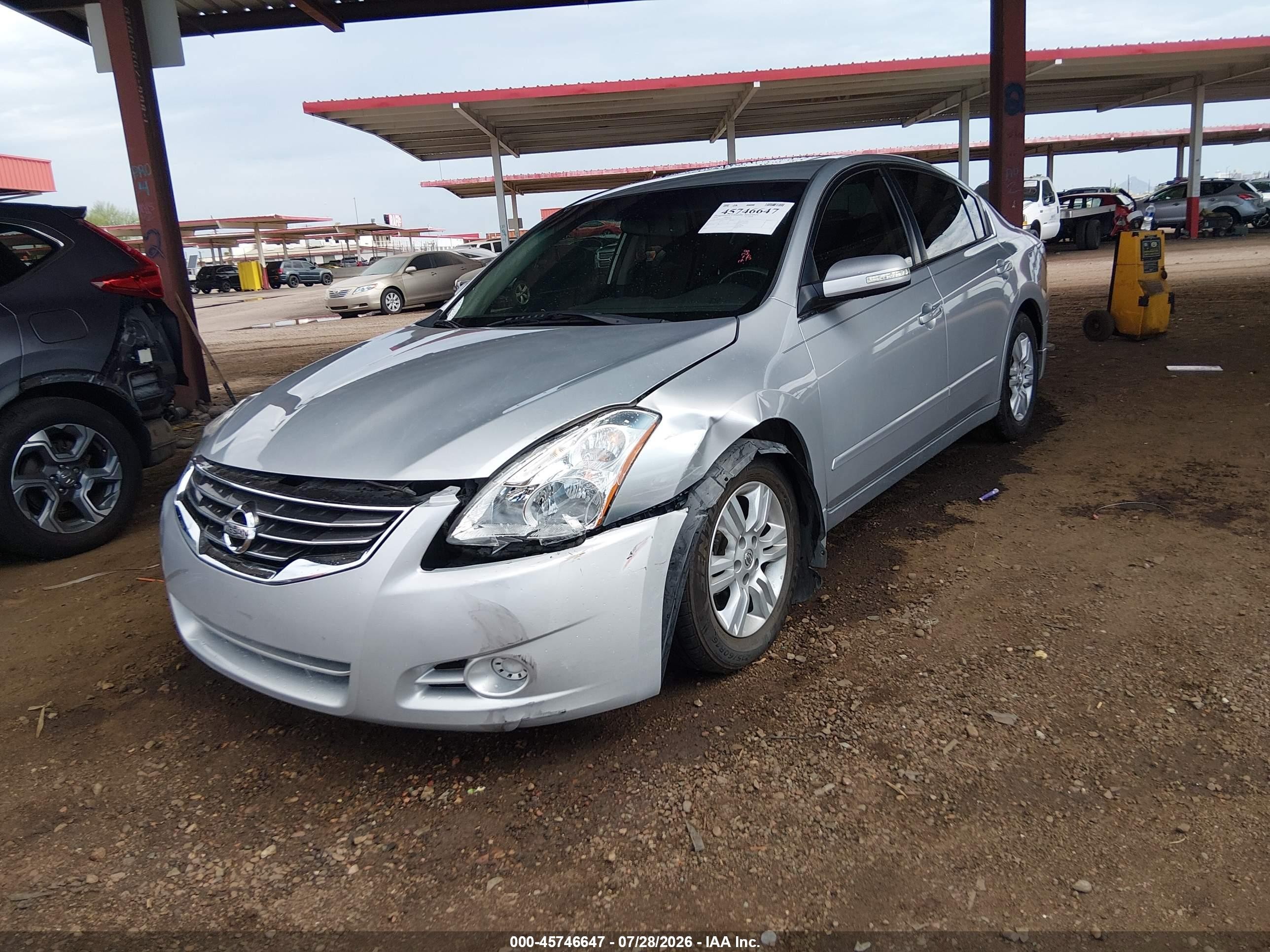 2010 Nissan Altima 2.5 S Silver vin: 1N4AL2AP7AN421291