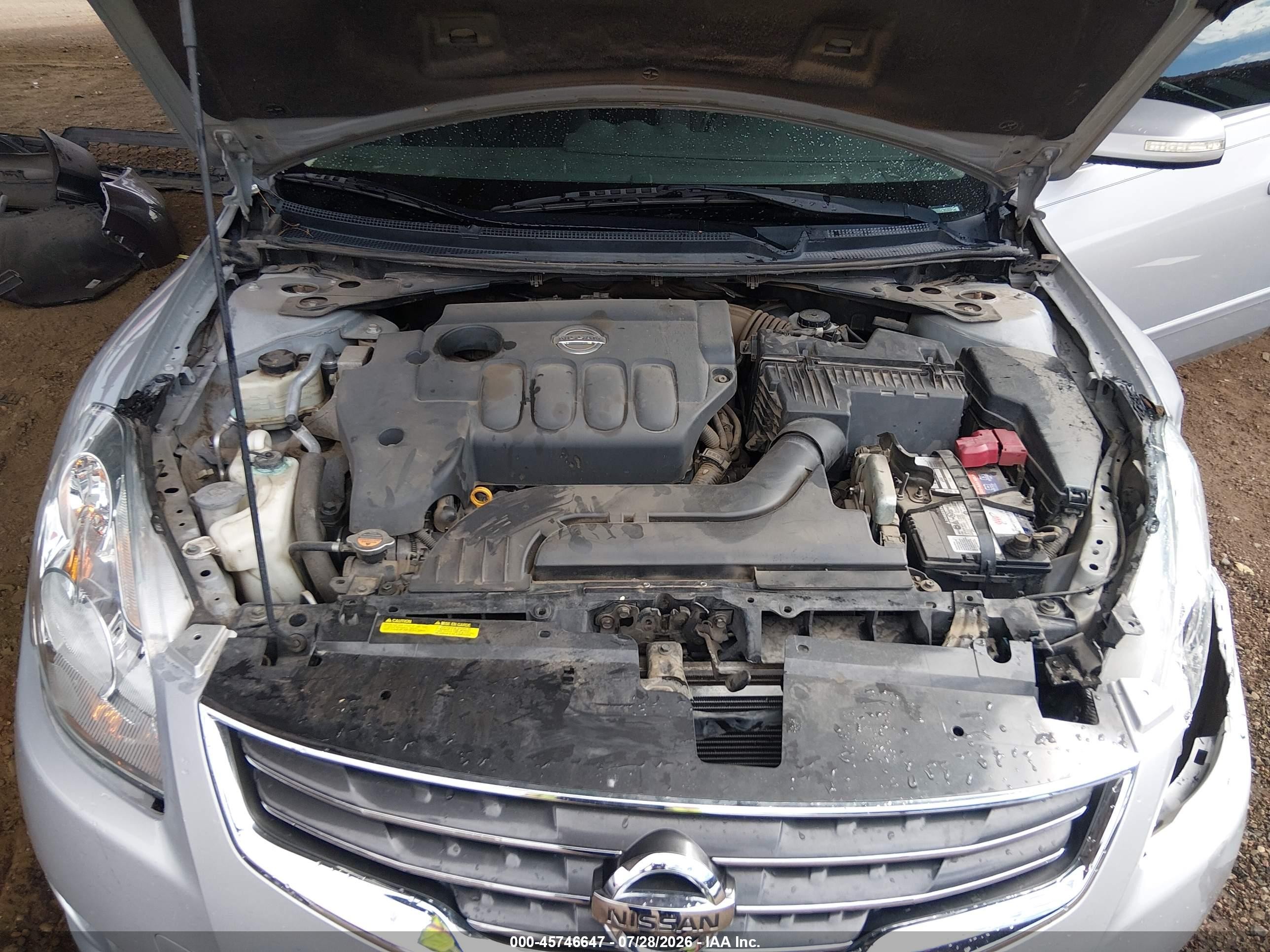 2010 Nissan Altima 2.5 S Silver vin: 1N4AL2AP7AN421291