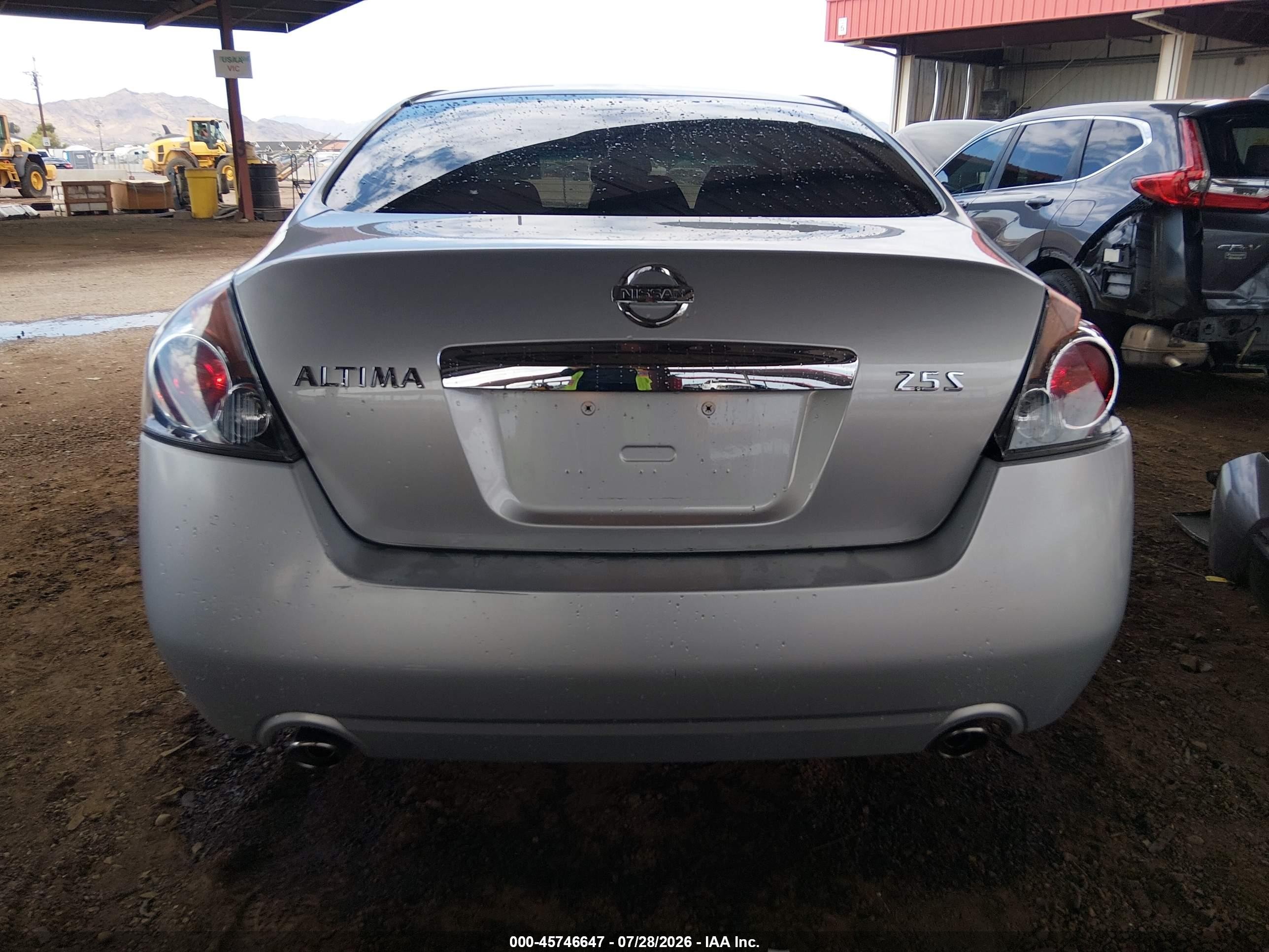 2010 Nissan Altima 2.5 S Silver vin: 1N4AL2AP7AN421291