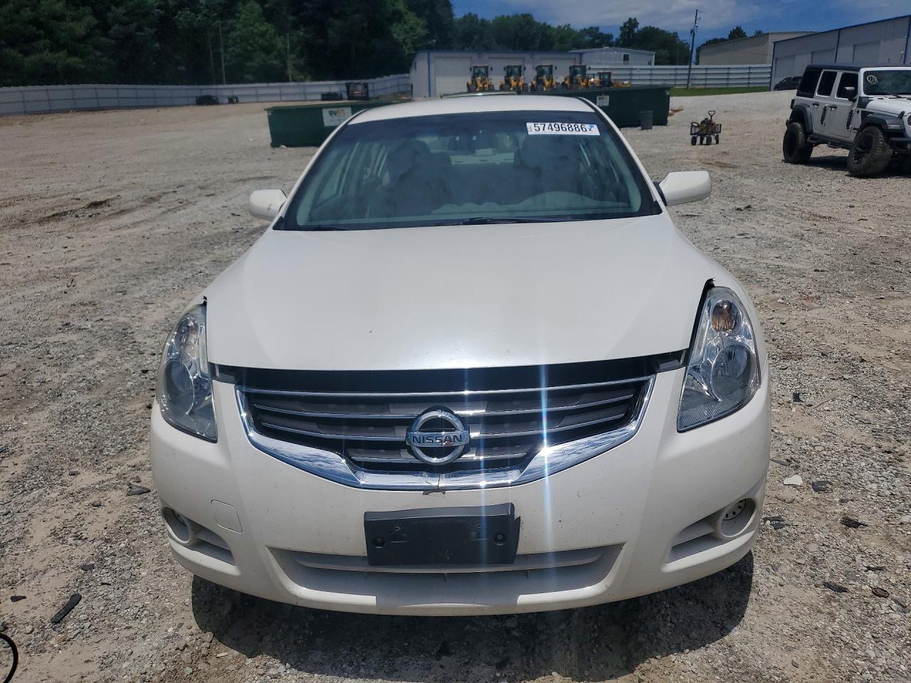 2010 Nissan Altima 2.5 White vin: 1N4AL2AP7AN427429