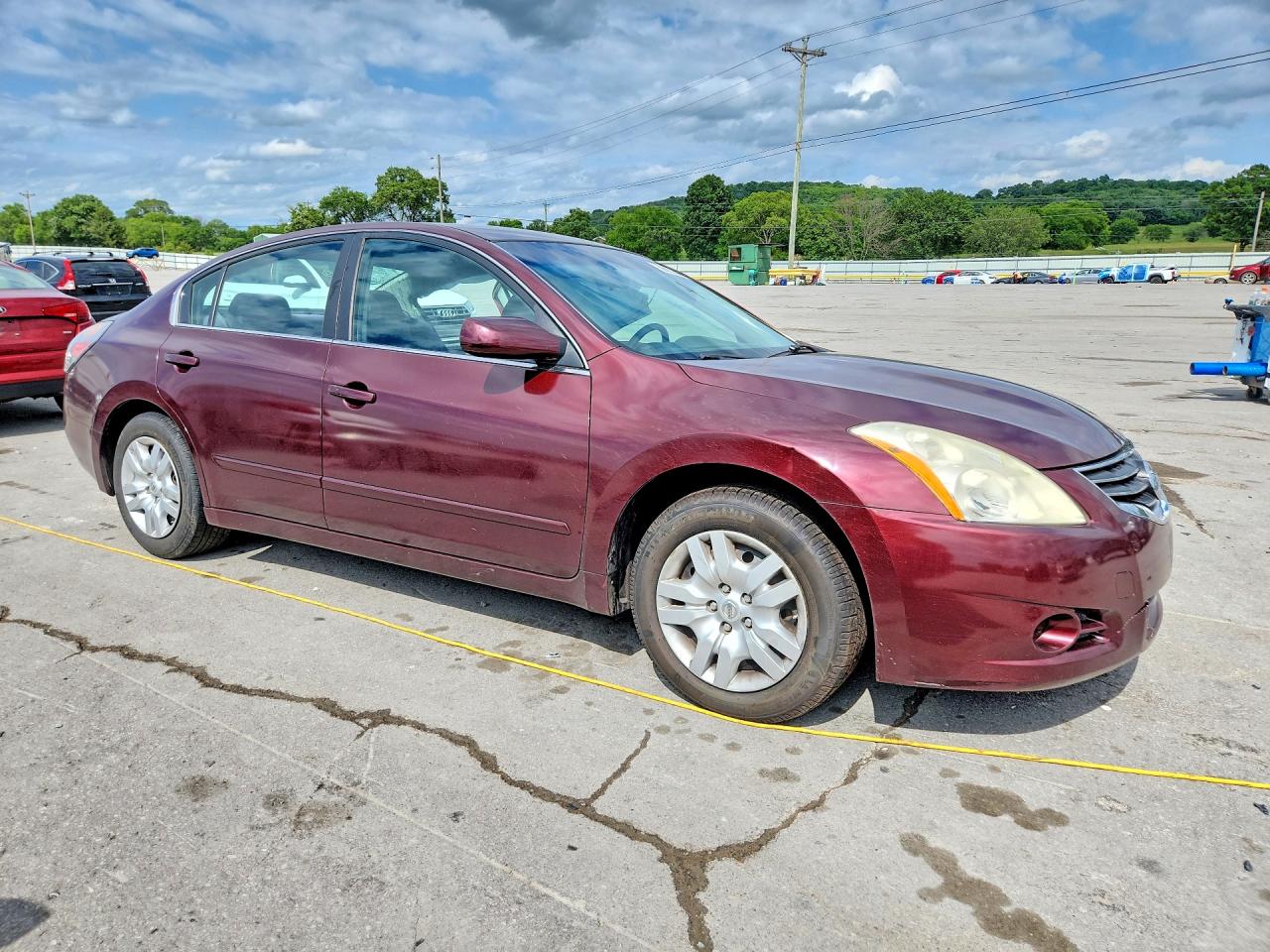 2010 Nissan Altima 2.5 Burgundy vin: 1N4AL2AP7AN439189