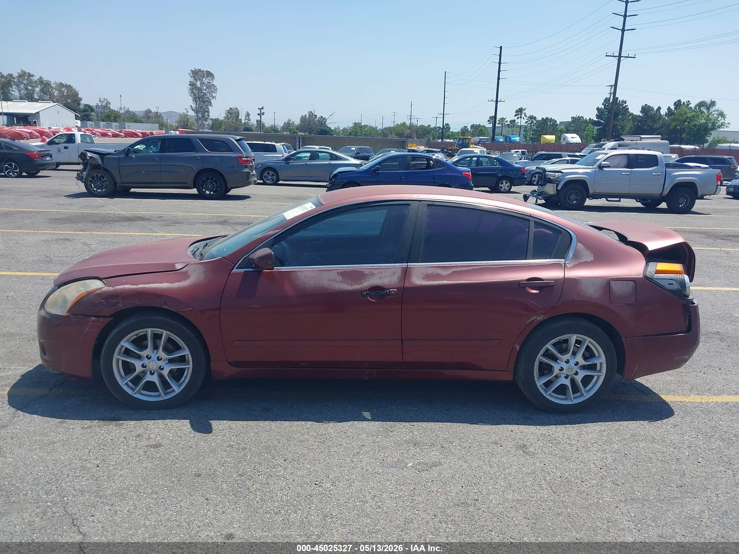 2010 Nissan Altima 2.5 S Burgundy vin: 1N4AL2AP7AN457658