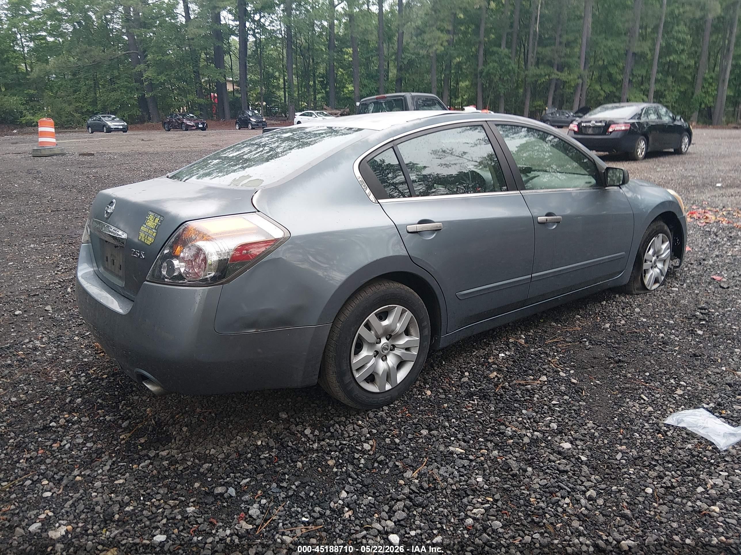 2010 Nissan Altima 2.5 S Blue vin: 1N4AL2AP7AN463539