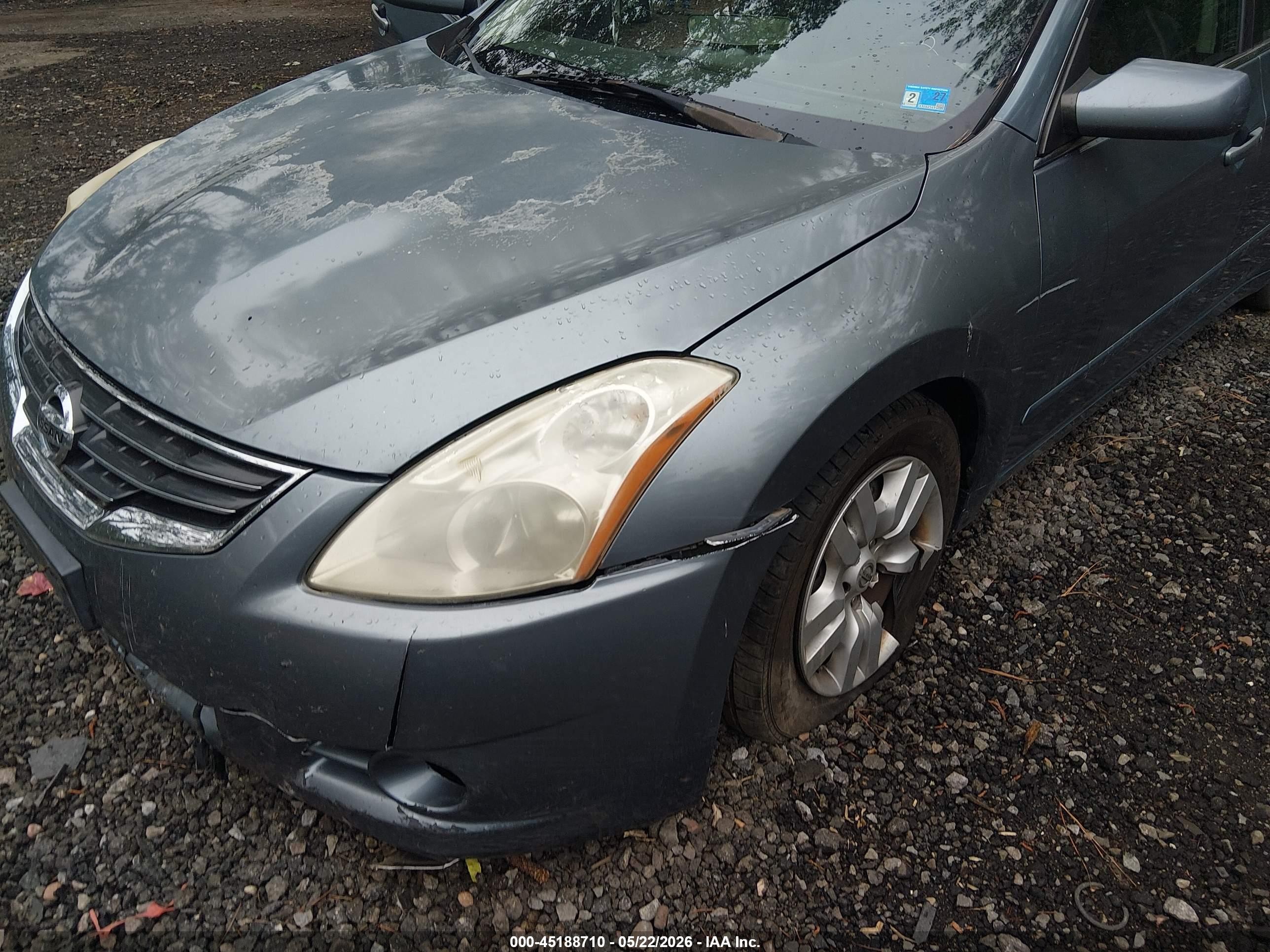 2010 Nissan Altima 2.5 S Blue vin: 1N4AL2AP7AN463539