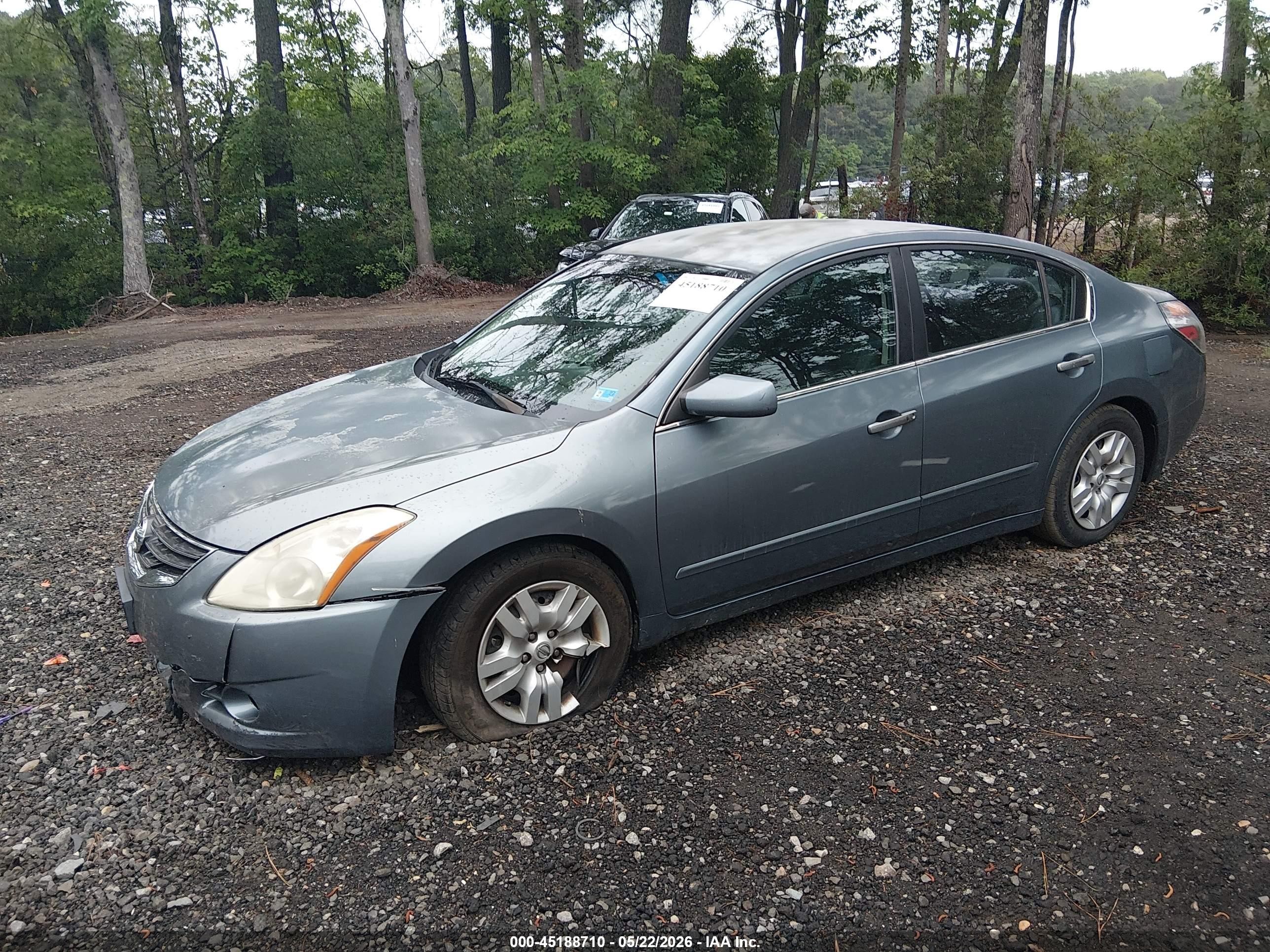 2010 Nissan Altima 2.5 S Blue vin: 1N4AL2AP7AN463539