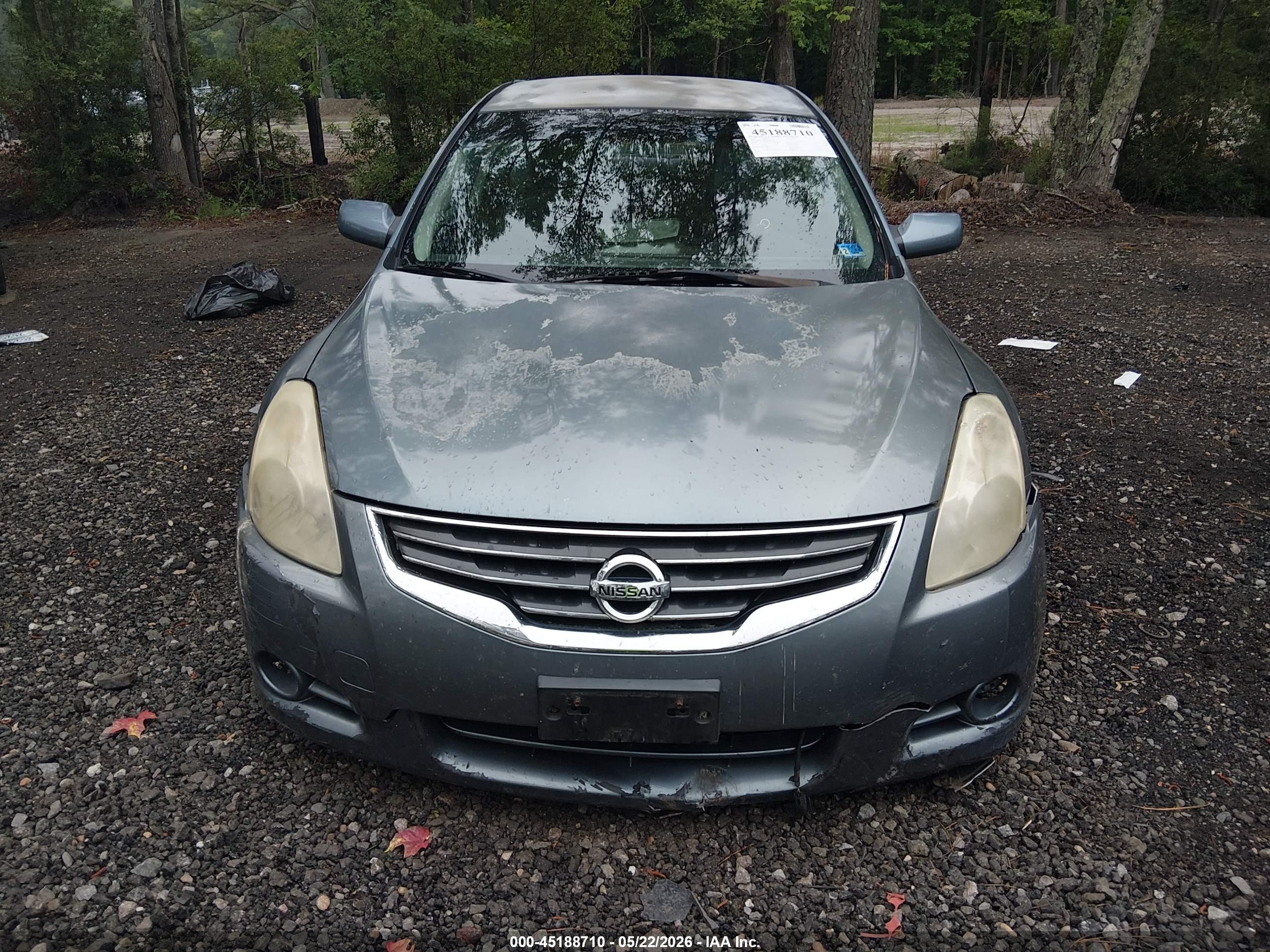2010 Nissan Altima 2.5 S Blue vin: 1N4AL2AP7AN463539