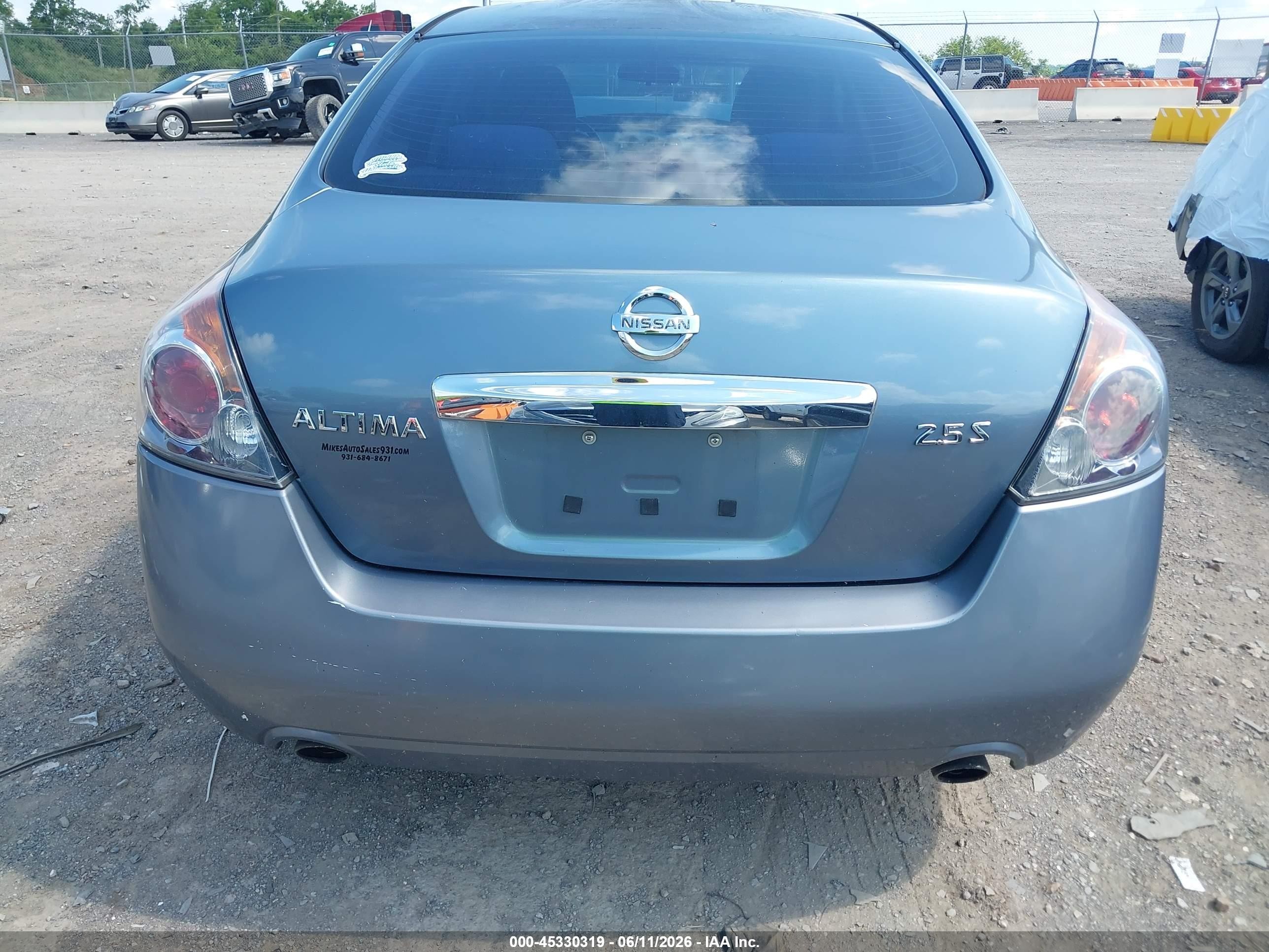 2010 Nissan Altima 2.5 S Blue vin: 1N4AL2AP7AN475948