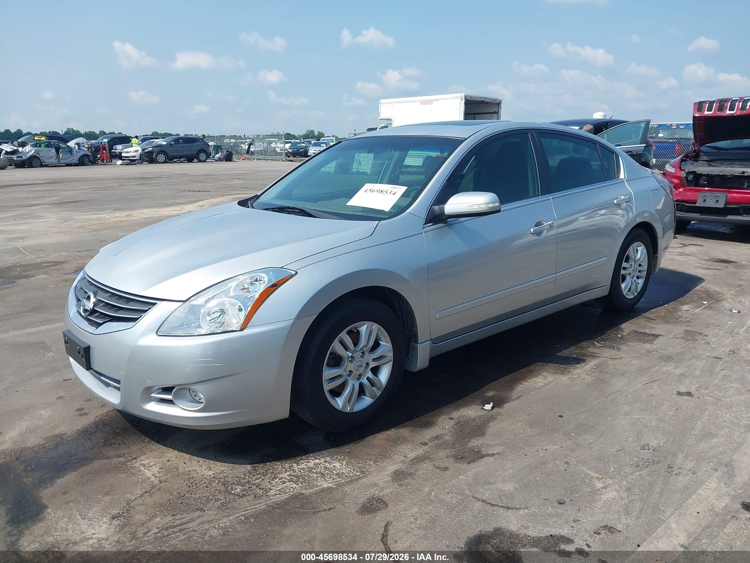 2010 Nissan Altima 2.5 S Серебряный vin: 1N4AL2AP7AN489123