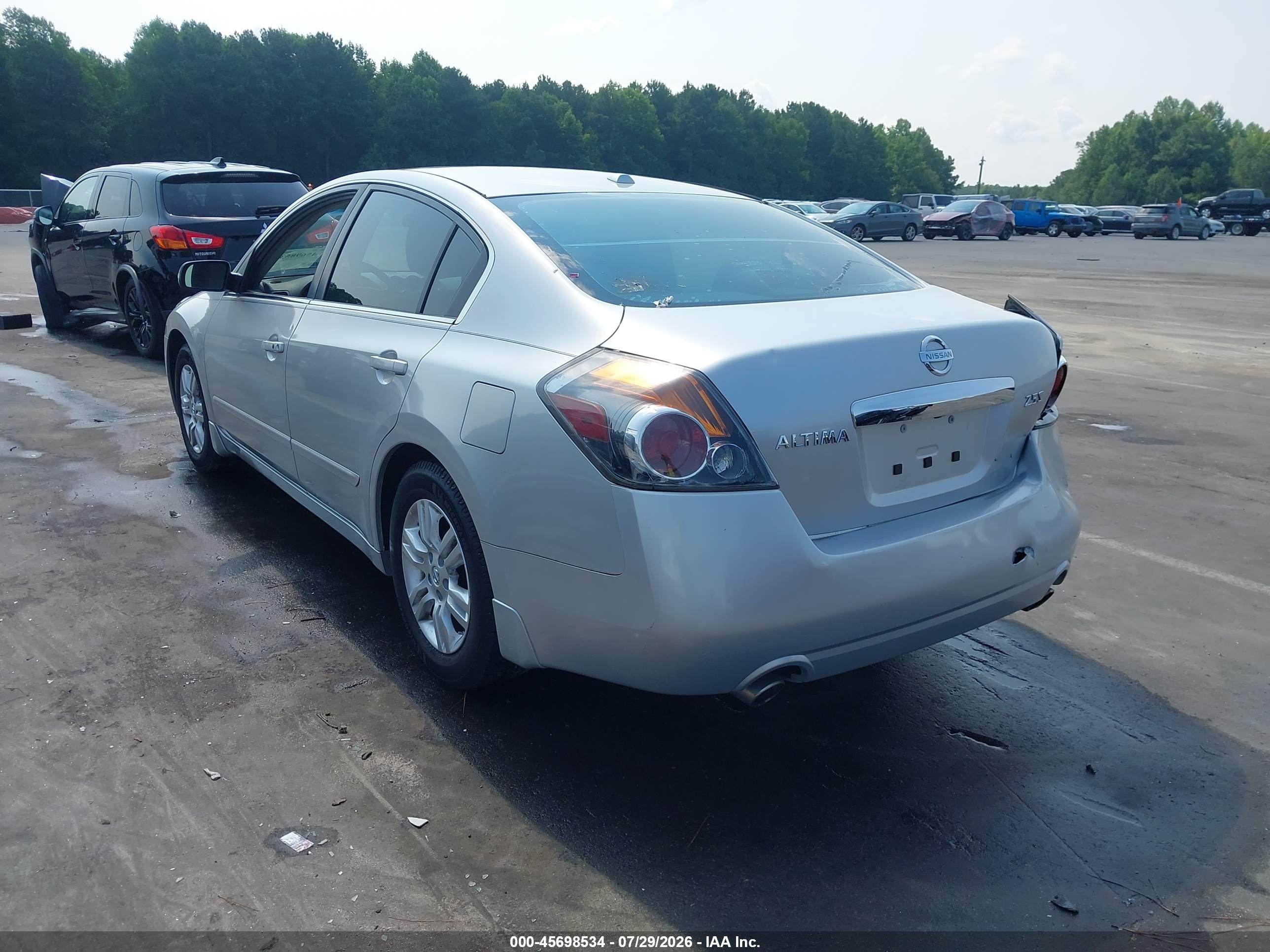 2010 Nissan Altima 2.5 S Серебряный vin: 1N4AL2AP7AN489123