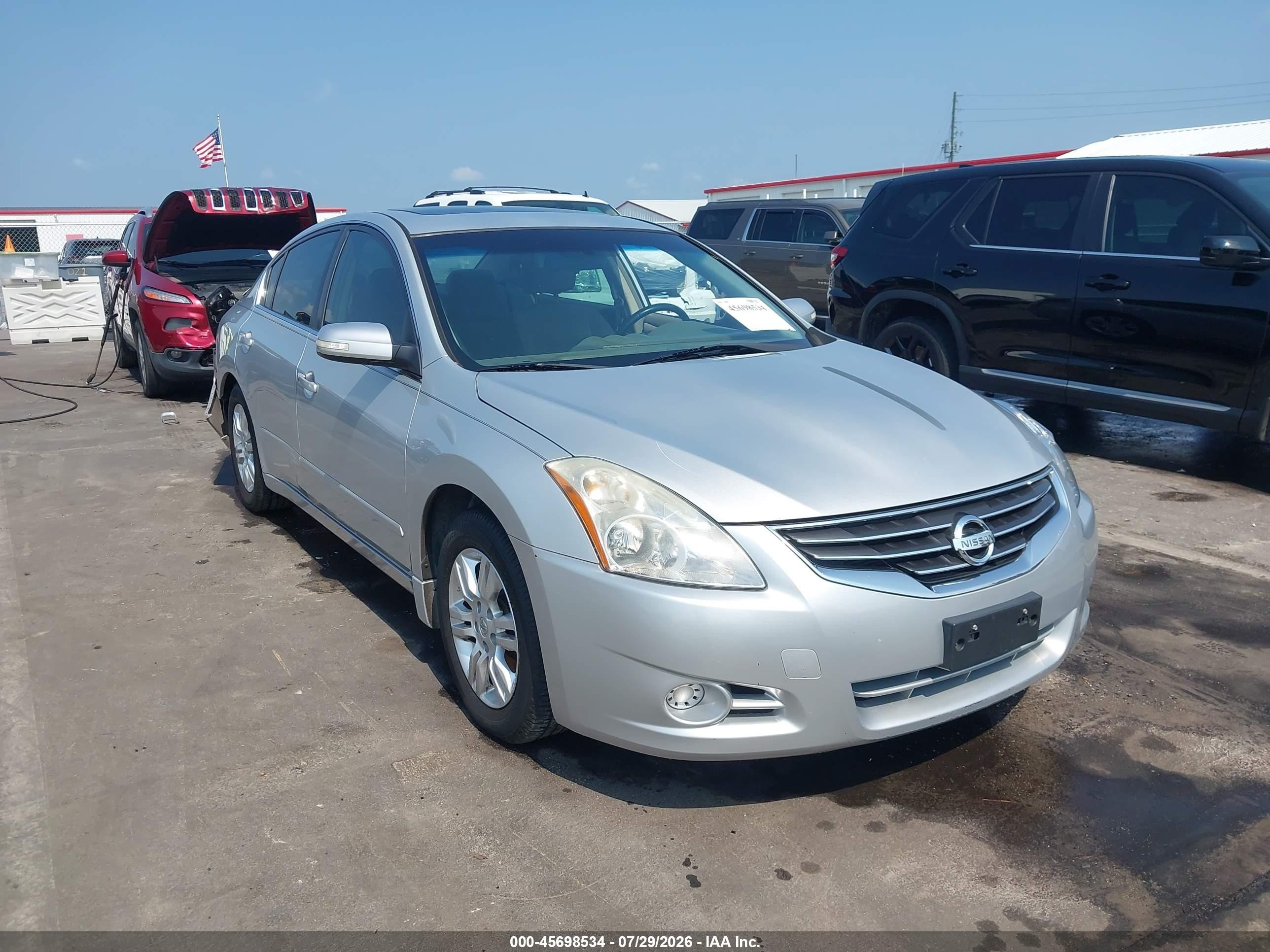 2010 Nissan Altima 2.5 S Silver vin: 1N4AL2AP7AN489123