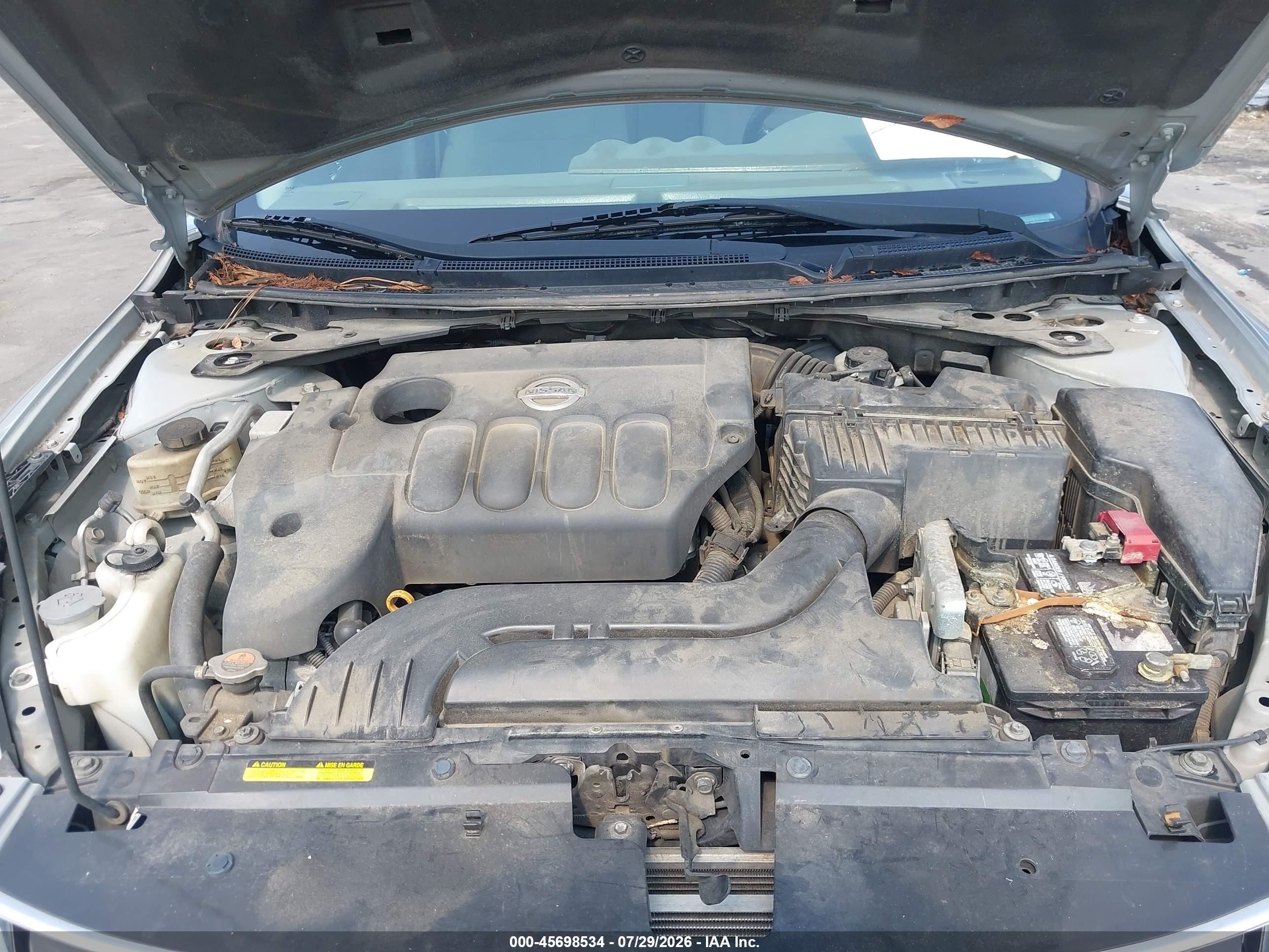 2010 Nissan Altima 2.5 S Серебряный vin: 1N4AL2AP7AN489123