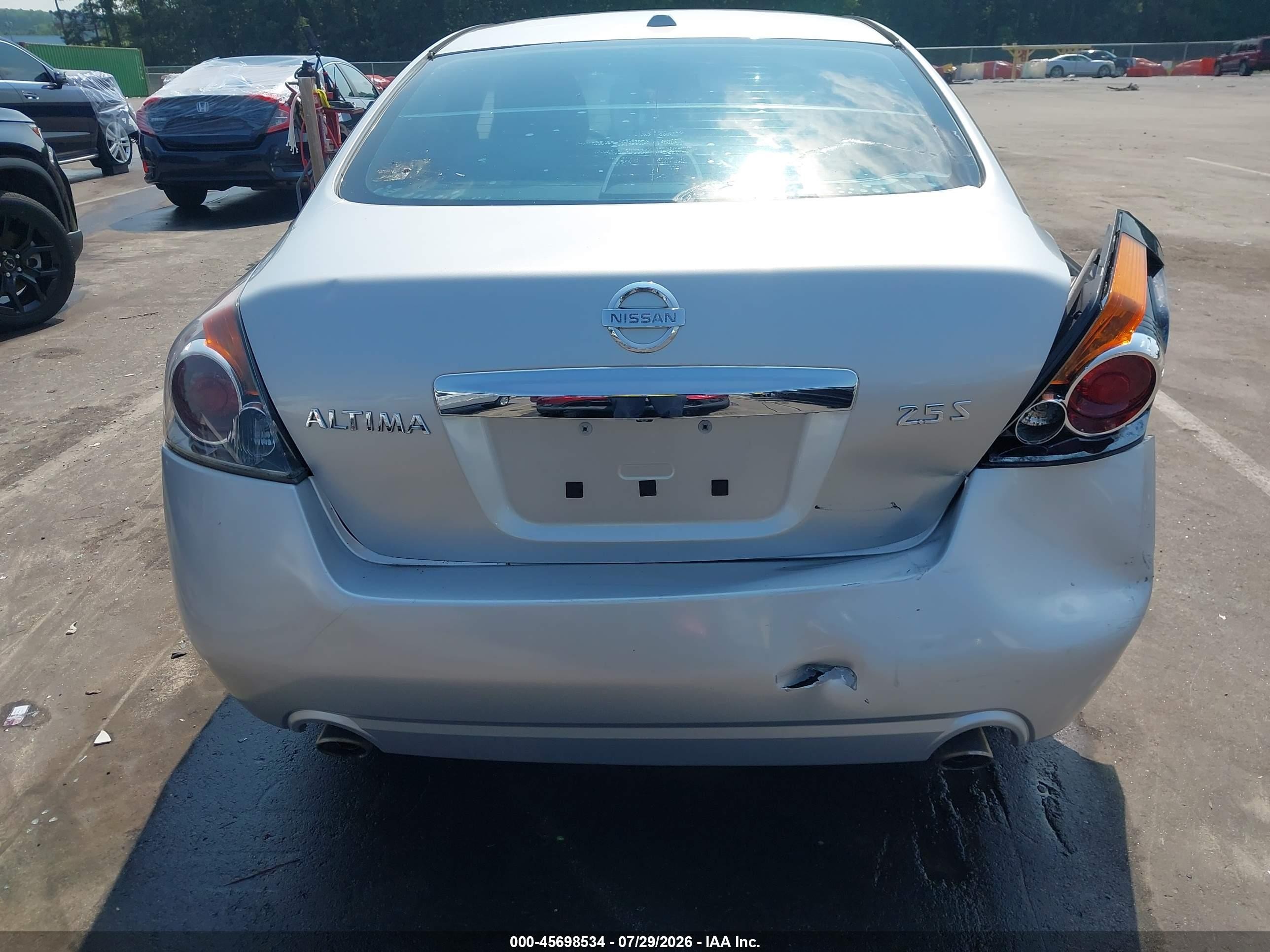2010 Nissan Altima 2.5 S Серебряный vin: 1N4AL2AP7AN489123