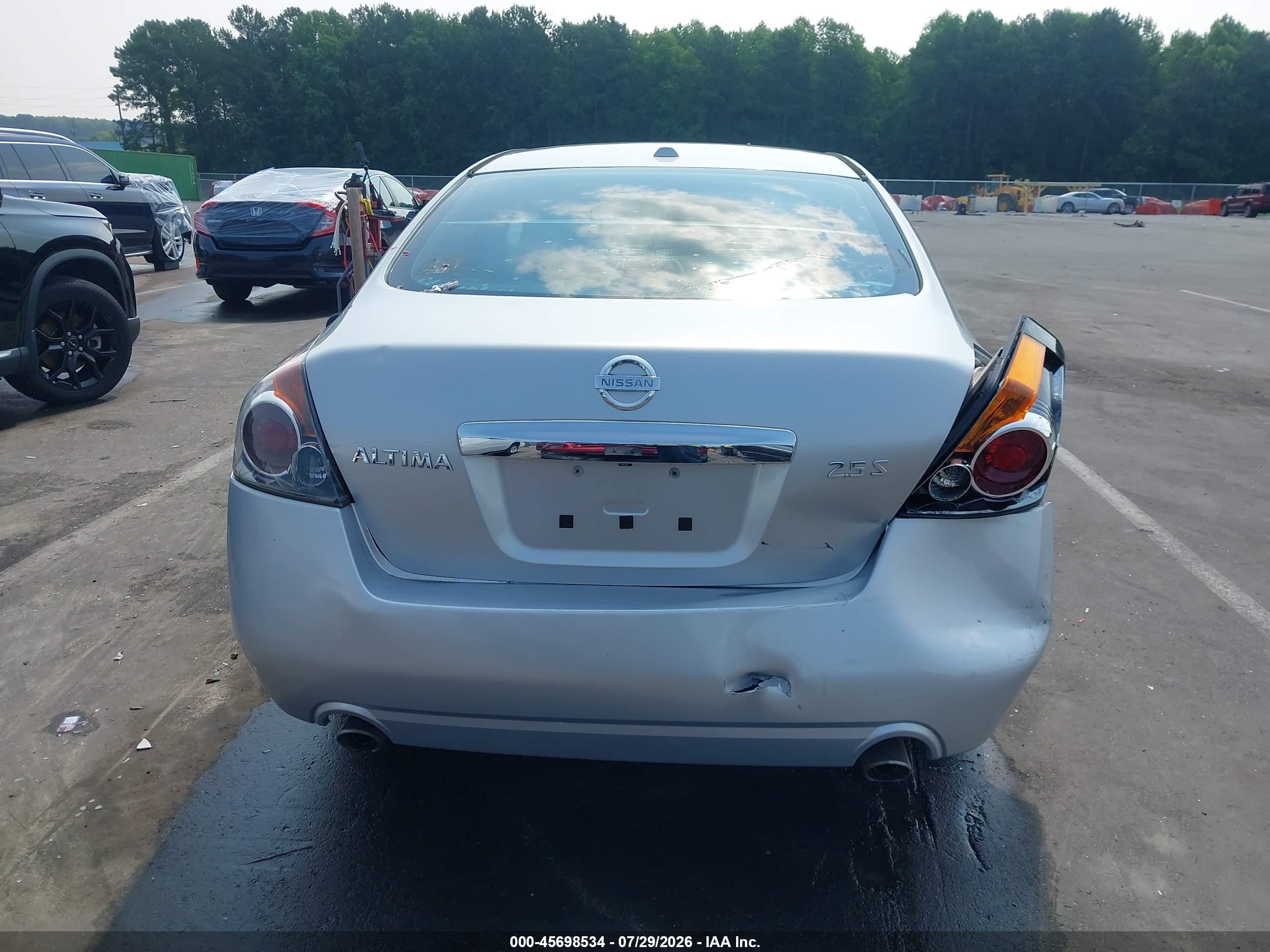 2010 Nissan Altima 2.5 S Серебряный vin: 1N4AL2AP7AN489123