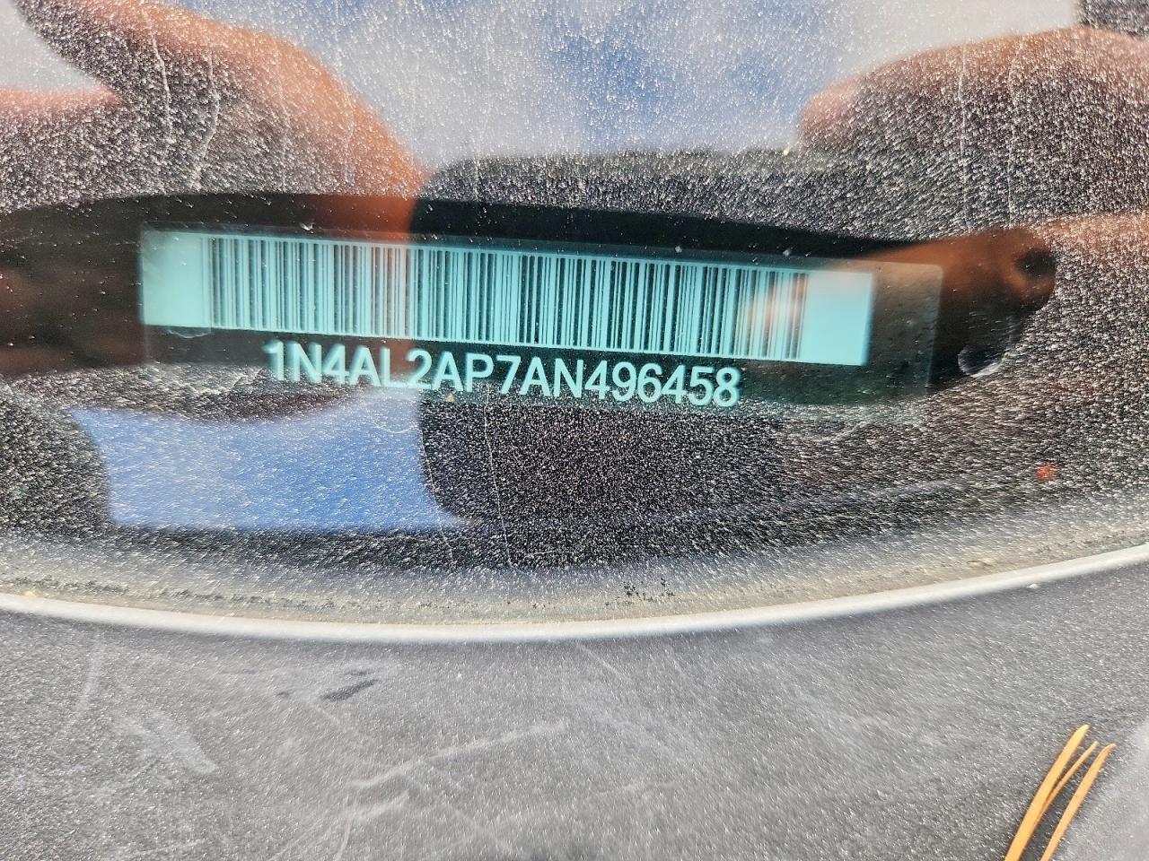 2010 Nissan Altima 2.5 Blue vin: 1N4AL2AP7AN496458