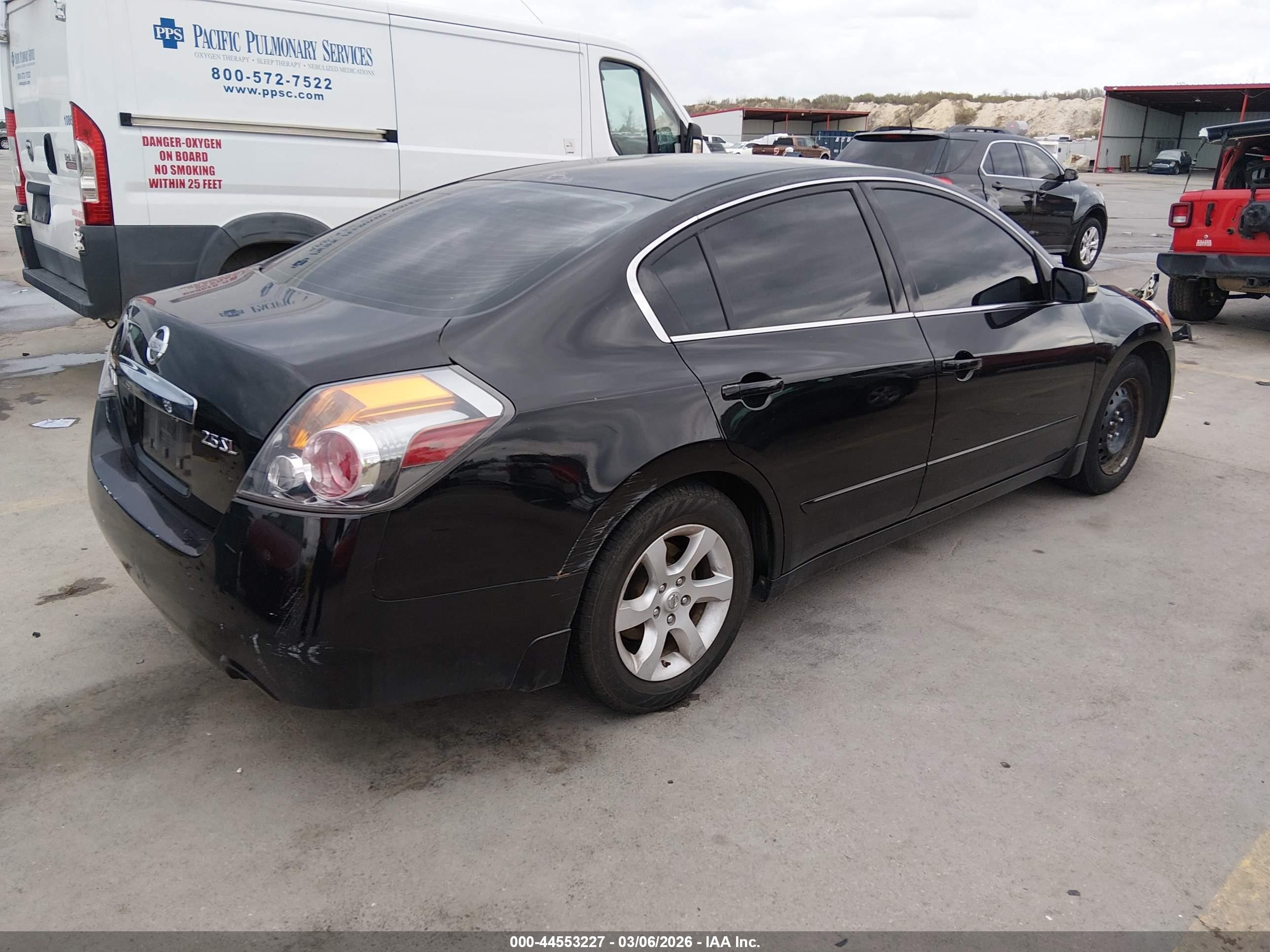 2010 Nissan Altima 2.5 S Black vin: 1N4AL2AP7AN496668