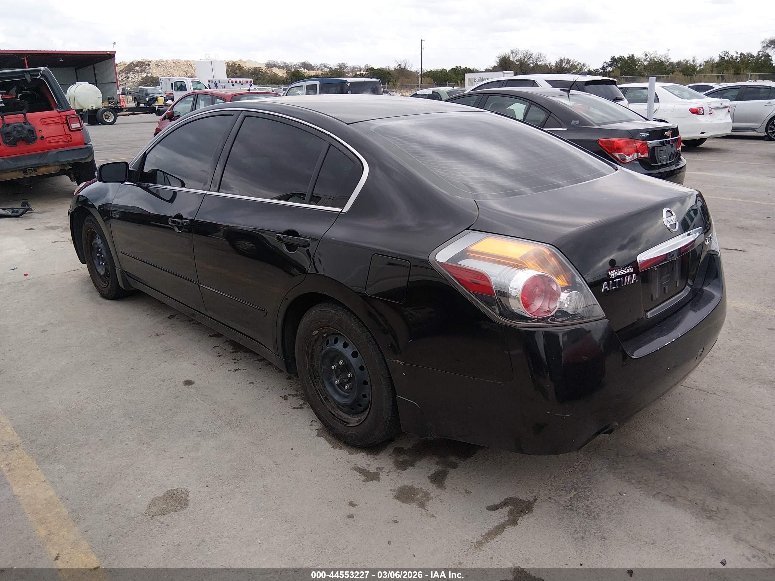 2010 Nissan Altima 2.5 S Black vin: 1N4AL2AP7AN496668