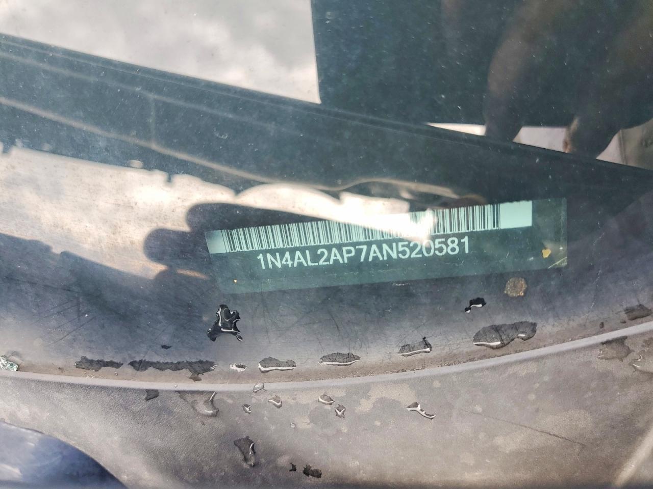 2010 Nissan Altima 2.5 Blue vin: 1N4AL2AP7AN520581