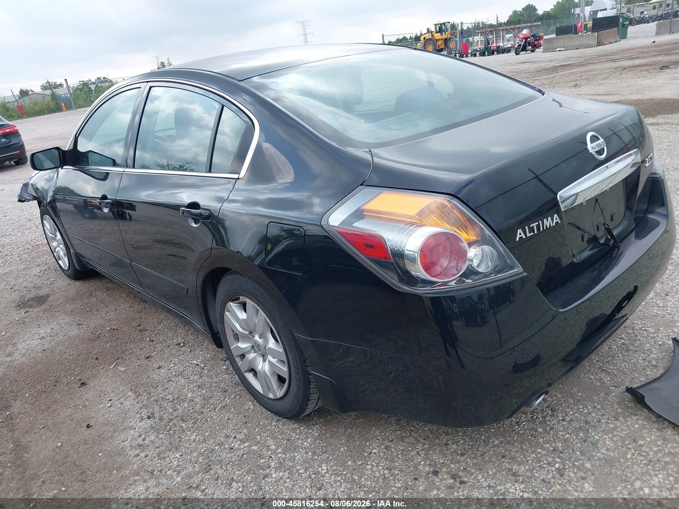 2010 Nissan Altima 2.5 S Black vin: 1N4AL2AP7AN528244
