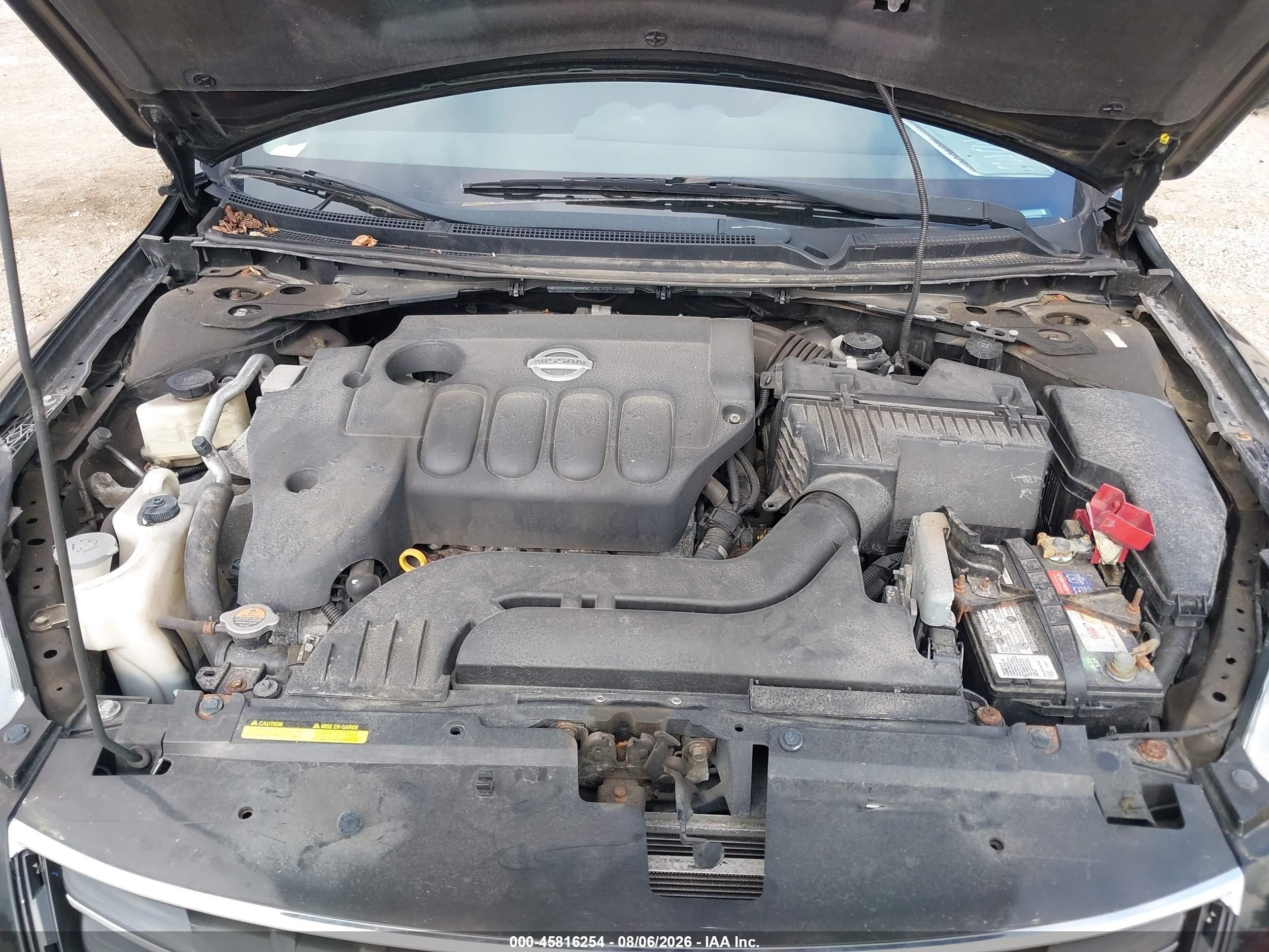 2010 Nissan Altima 2.5 S Black vin: 1N4AL2AP7AN528244