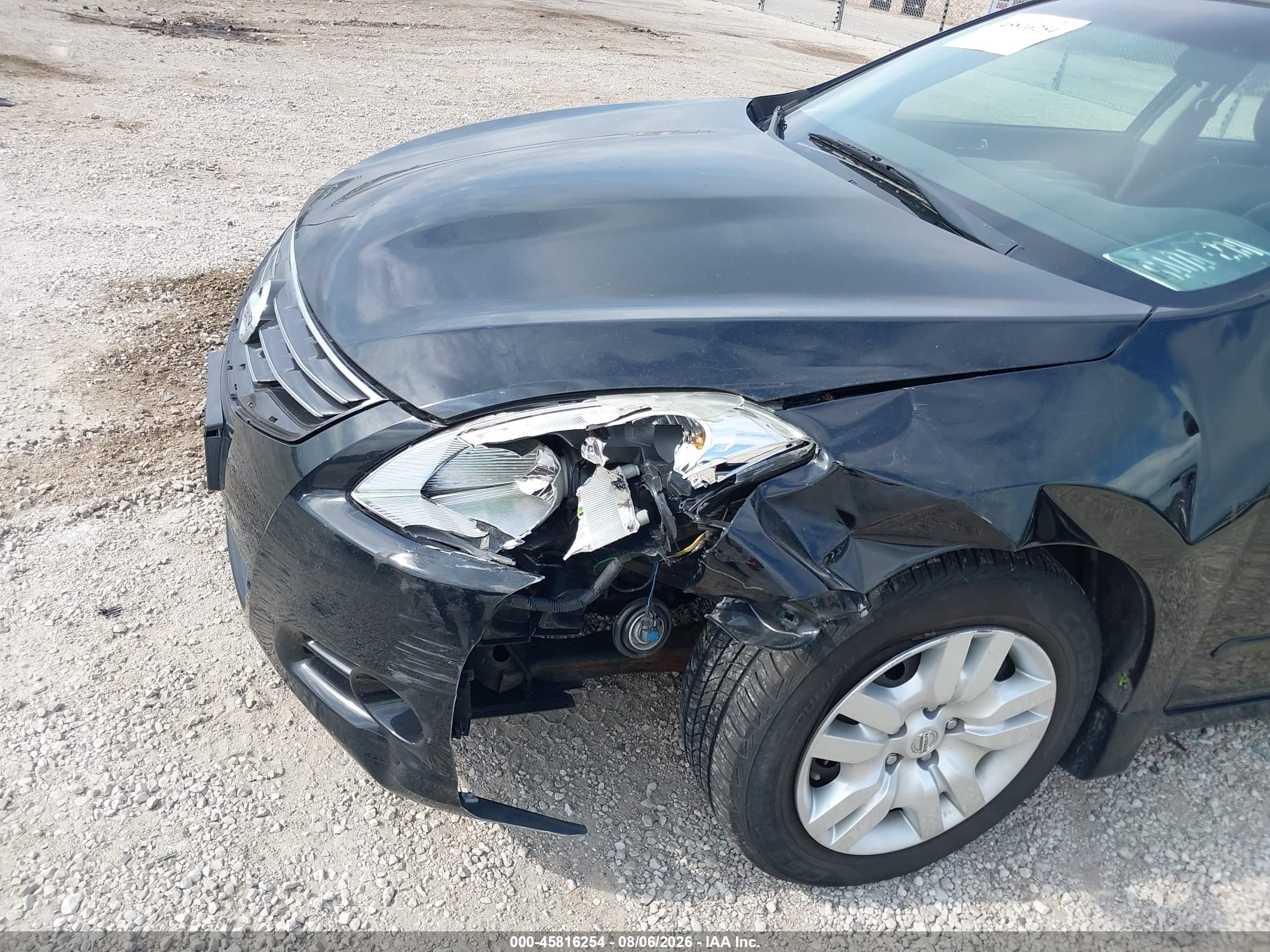 2010 Nissan Altima 2.5 S Black vin: 1N4AL2AP7AN528244