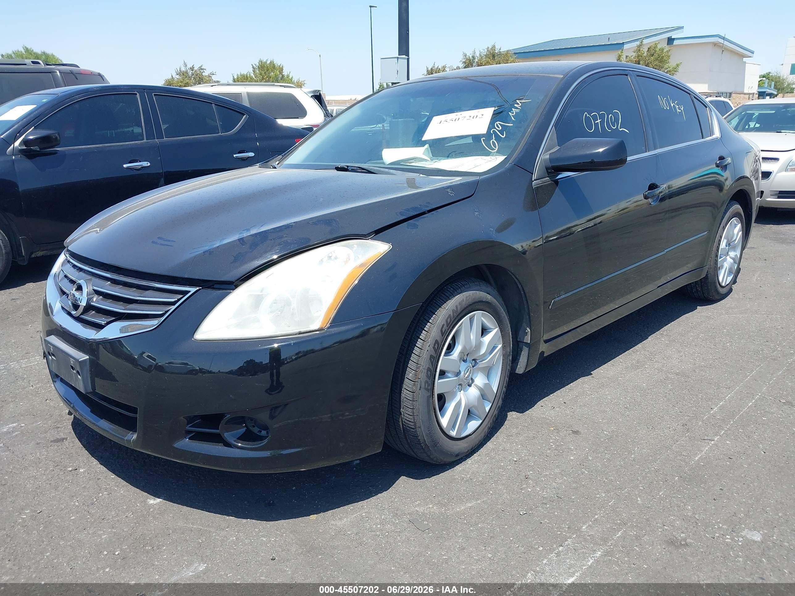 2010 Nissan Altima 2.5 S Black vin: 1N4AL2AP7AN530852