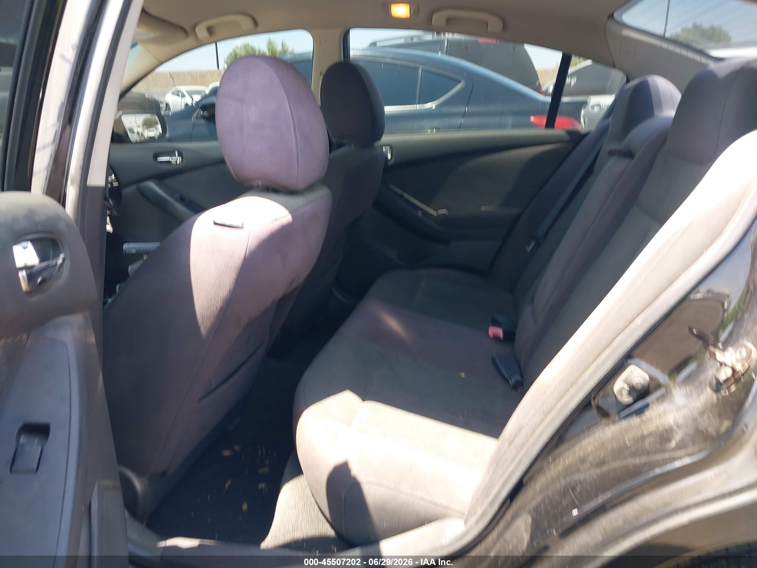 2010 Nissan Altima 2.5 S Black vin: 1N4AL2AP7AN530852